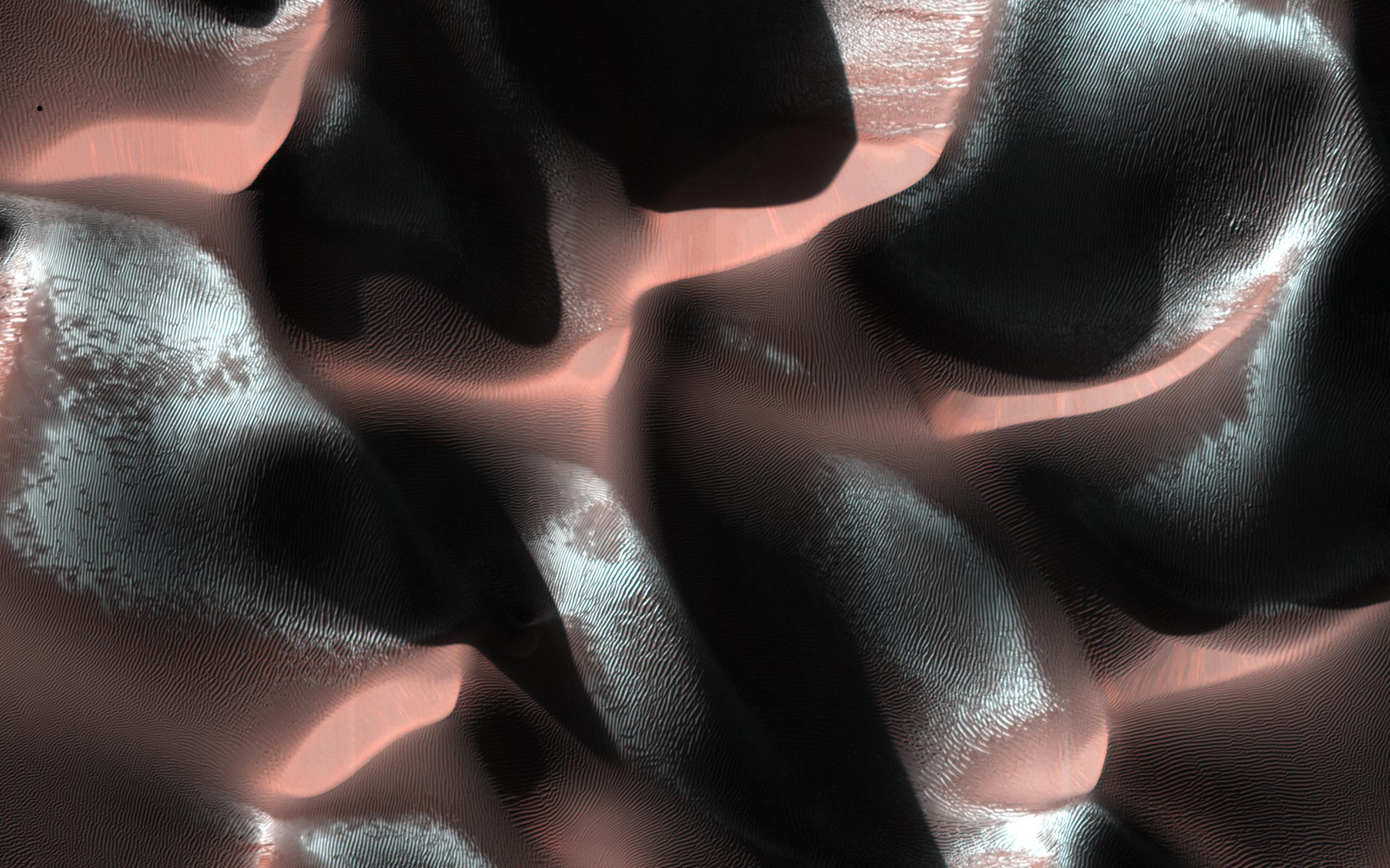 General 2880x1800 Mars dunes NASA digital art minimalism Planet surface