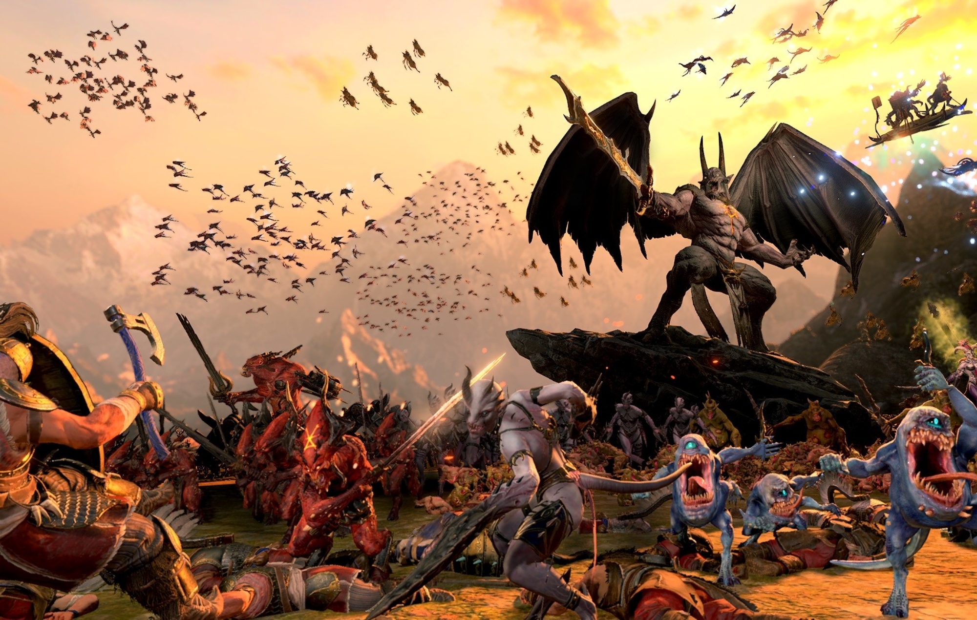 General 2000x1270 Total War: WARHAMMER III Warhammer daemonette creature video games video game characters