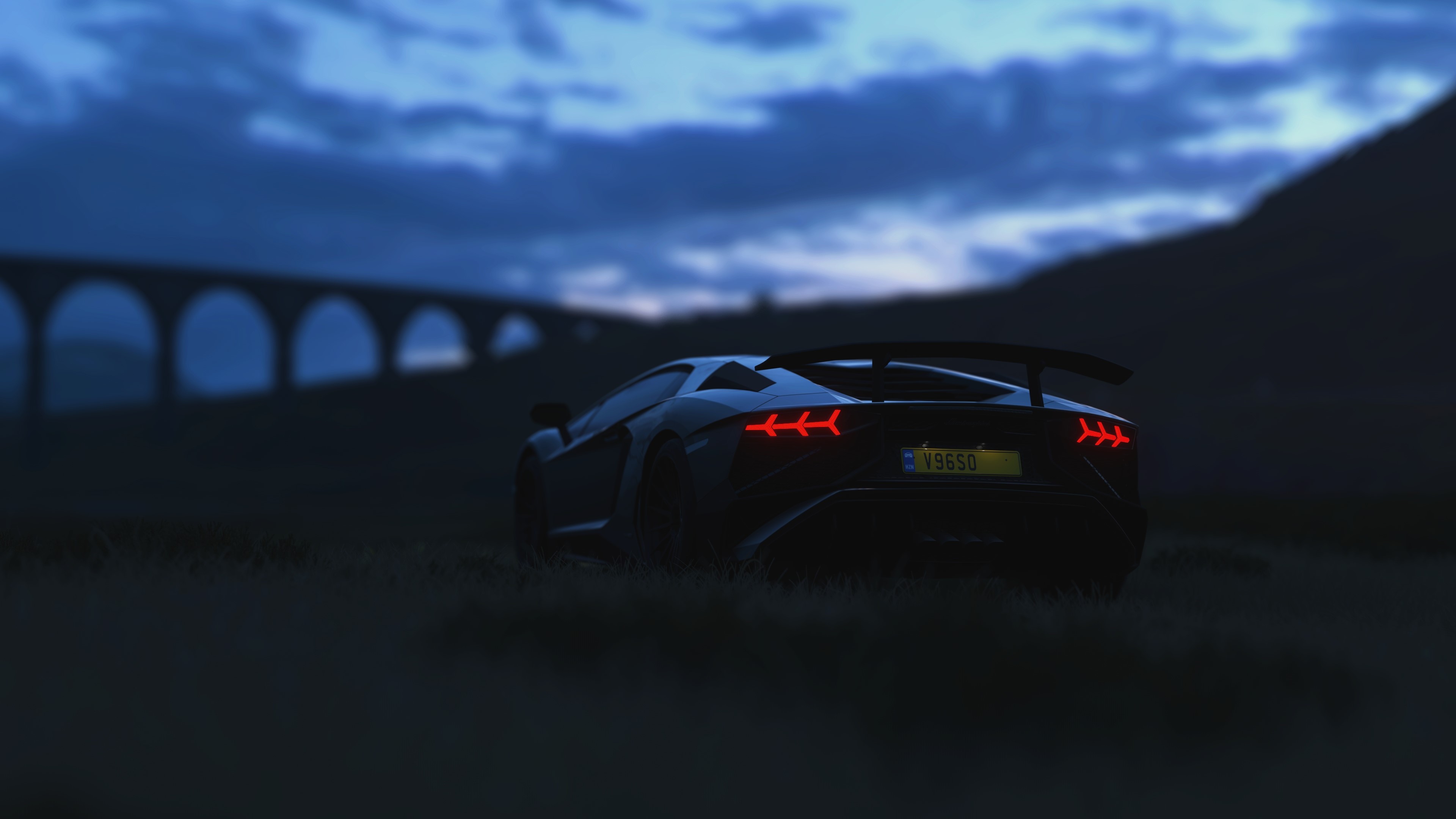 General 3840x2160 Forza Horizon 4 Lamborghini Aventador video games car vehicle Lamborghini