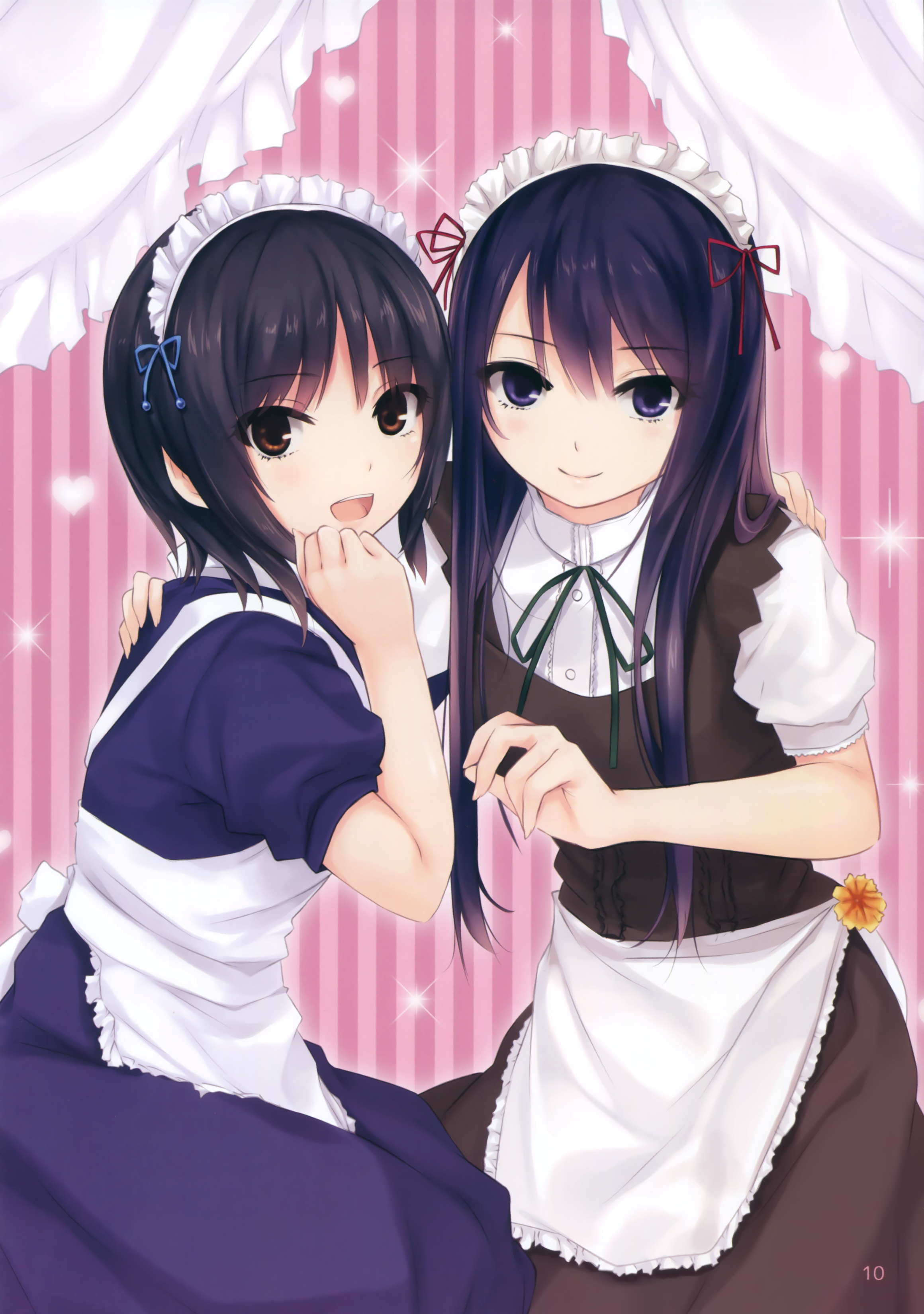 Anime 2320x3300 anime anime girls original characters artwork digital art fan art maid outfit maid