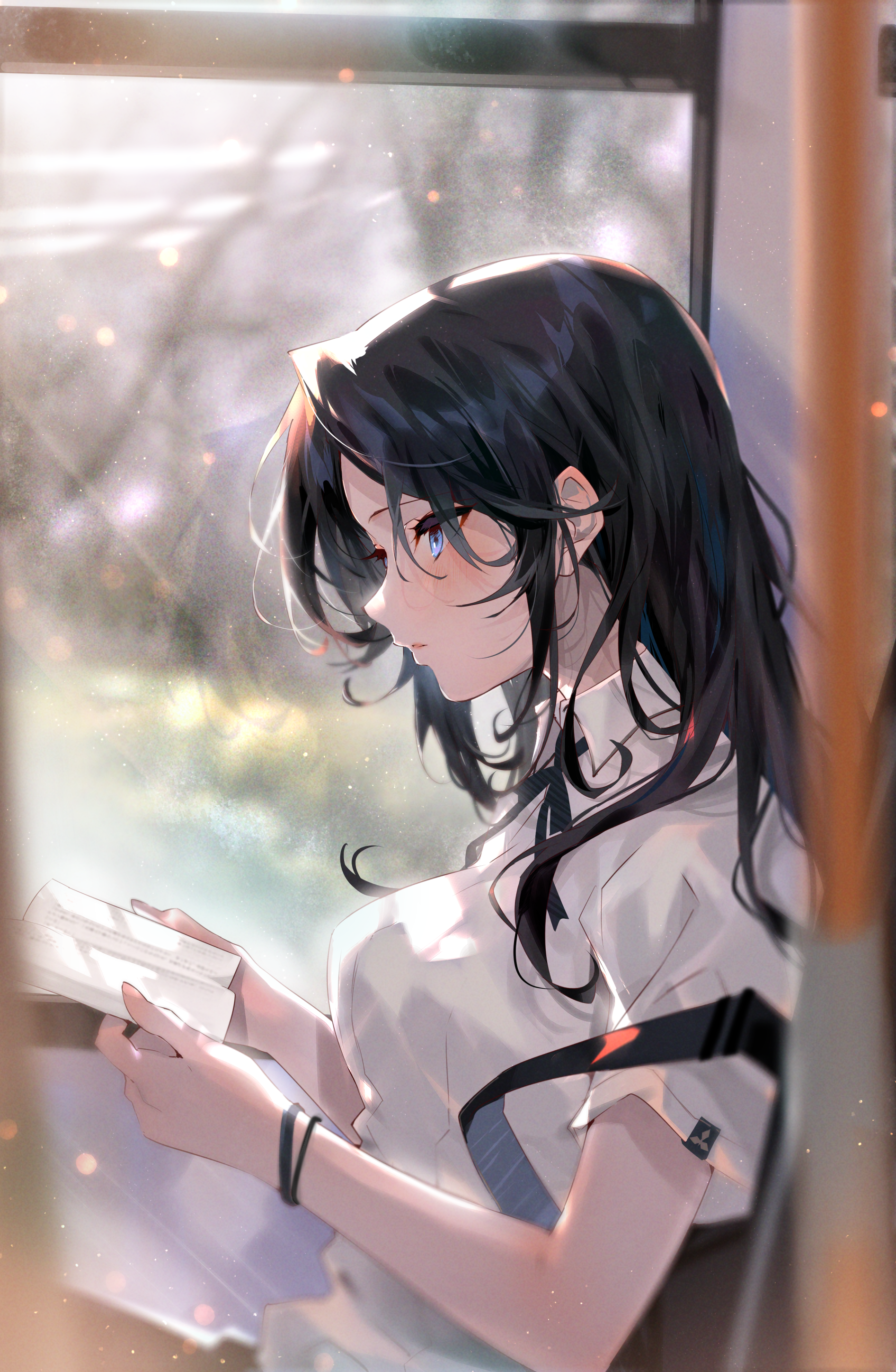 Anime girls with black hair – our top 15 original illustrations - Anime Girl
