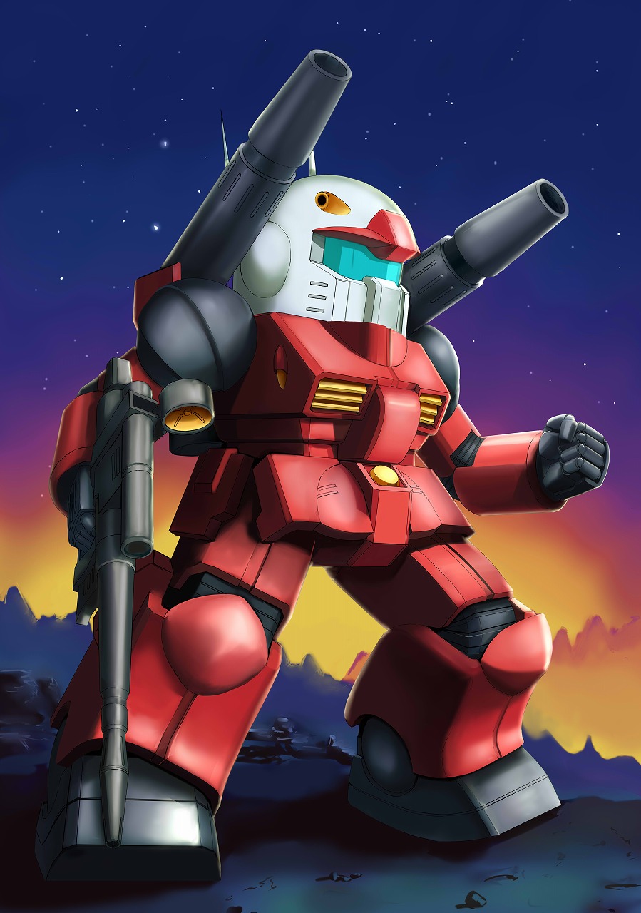 Anime 899x1280 Guncannon Mobile Suit Gundam Mobile Suit artwork digital art fan art mechs Super Robot Taisen