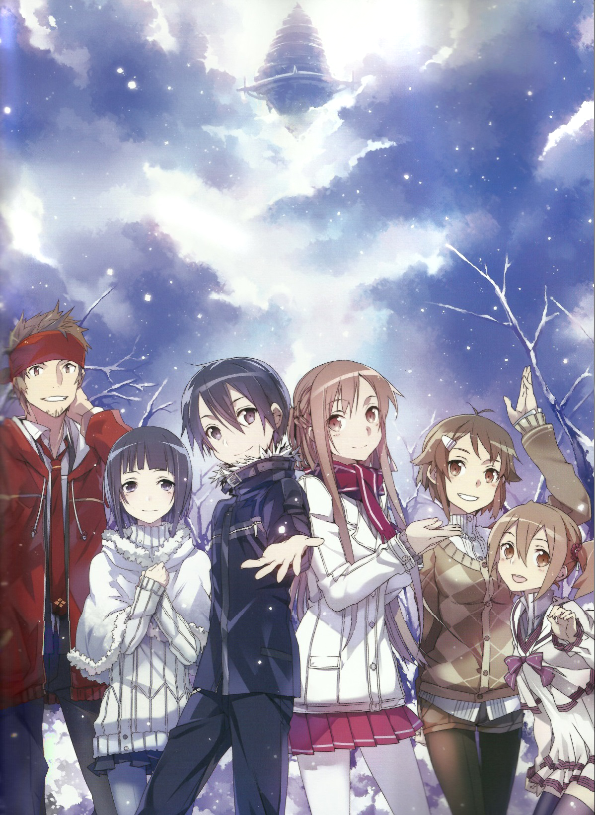 Anime 1198x1640 anime novel Sword Art Online winter