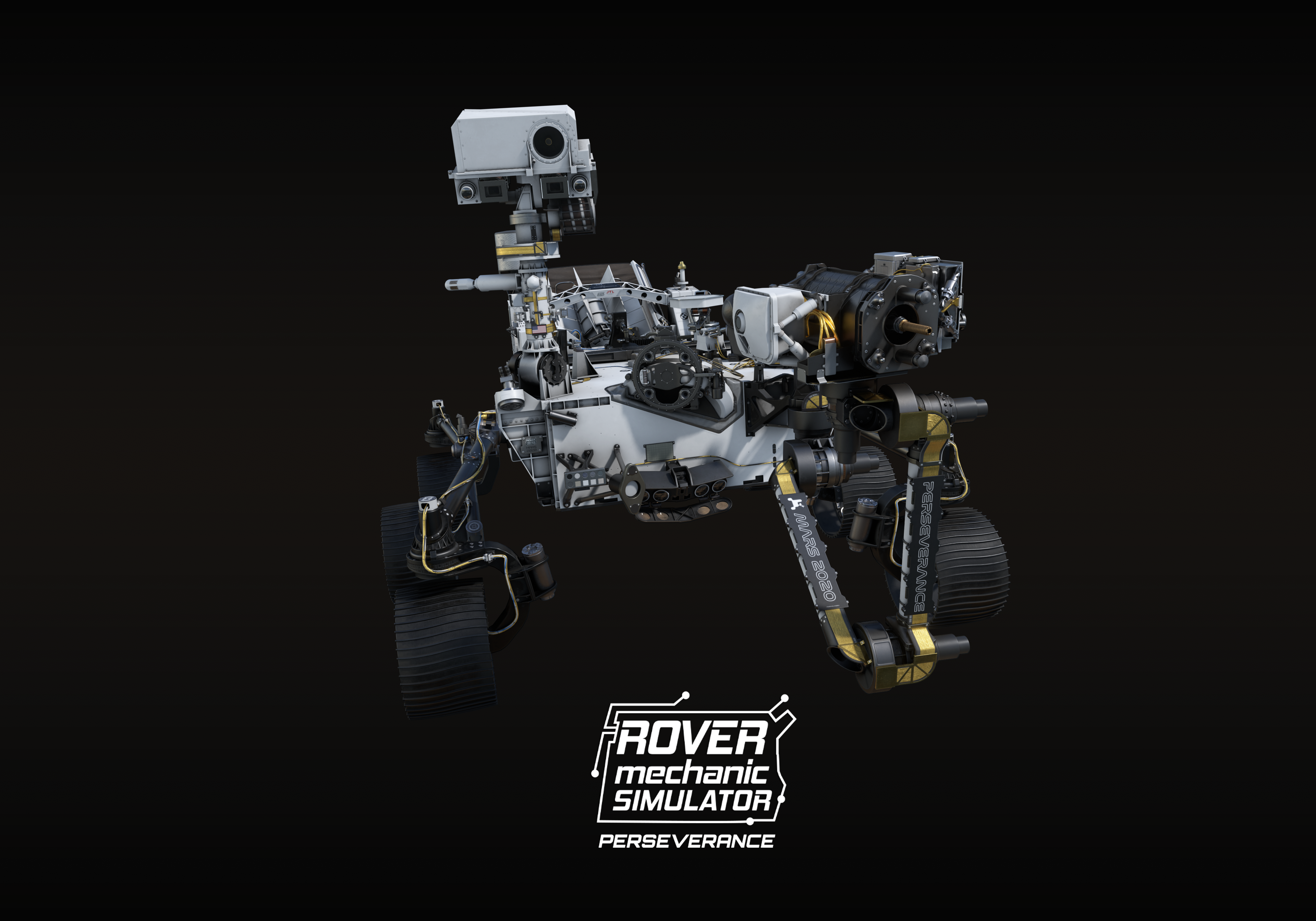 General 3840x2688 Perseverance (Mars Robot) mars rover robot NASA JPL (Jet Propulsion Laboratory) video game art
