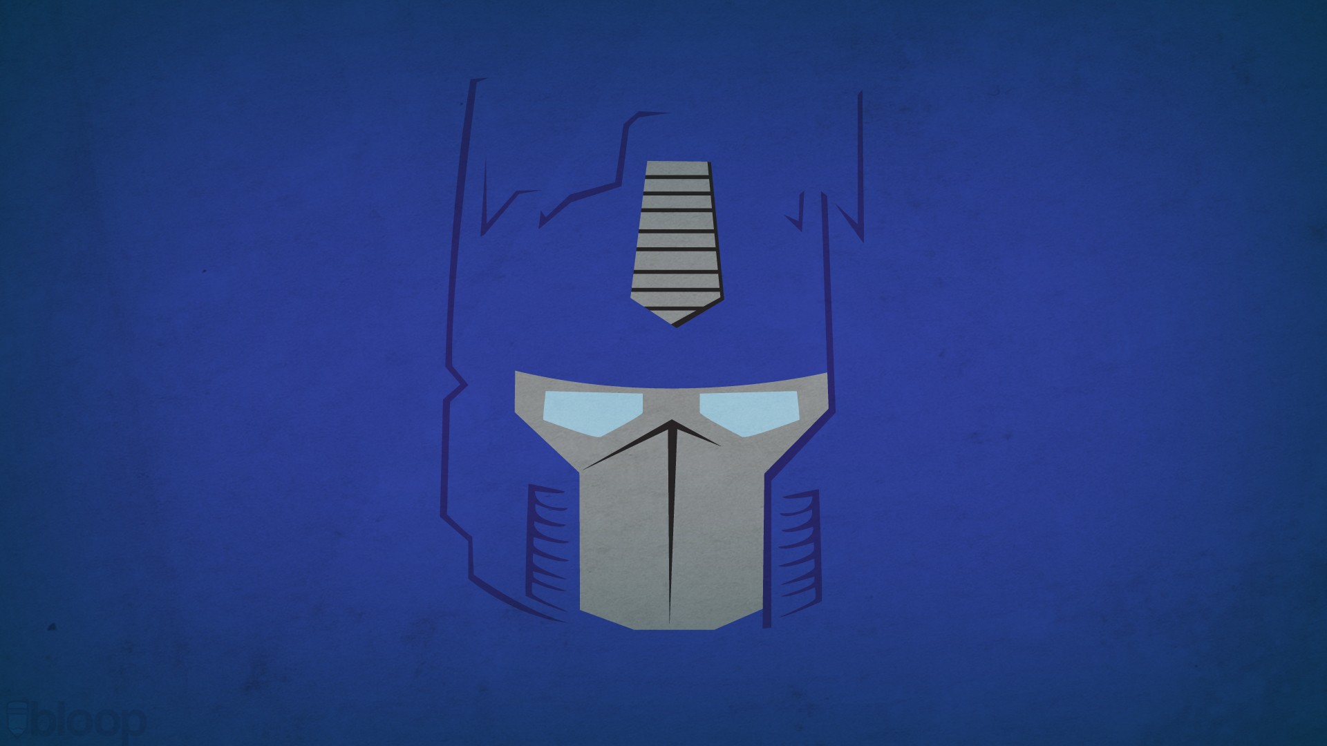 General 1920x1080 hero Optimus Prime Transformers Blo0p minimalism simple background blue background robot Hasbro