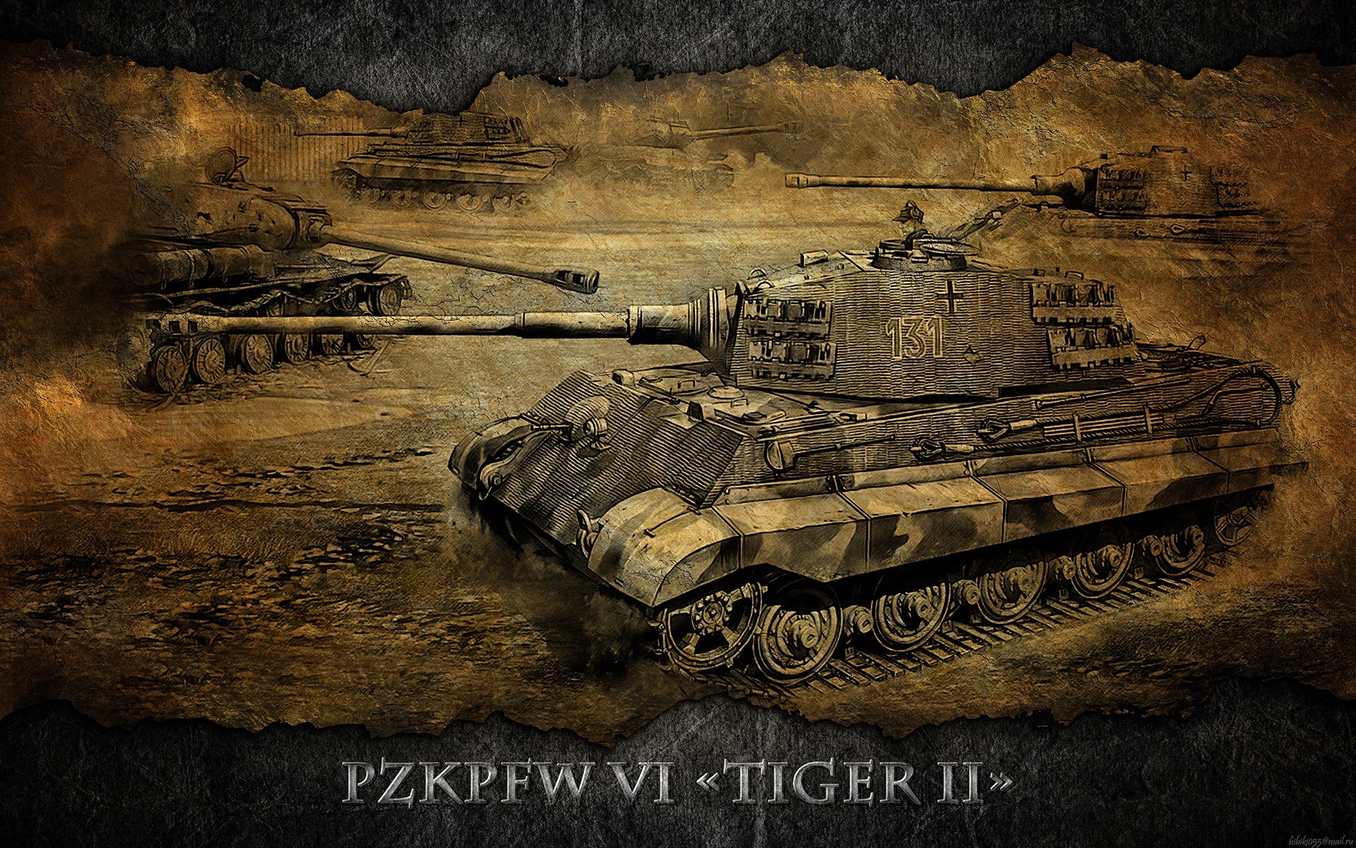General 1920x1200 Tiger II military vehicle tank artwork military vehicle German tanks World War II