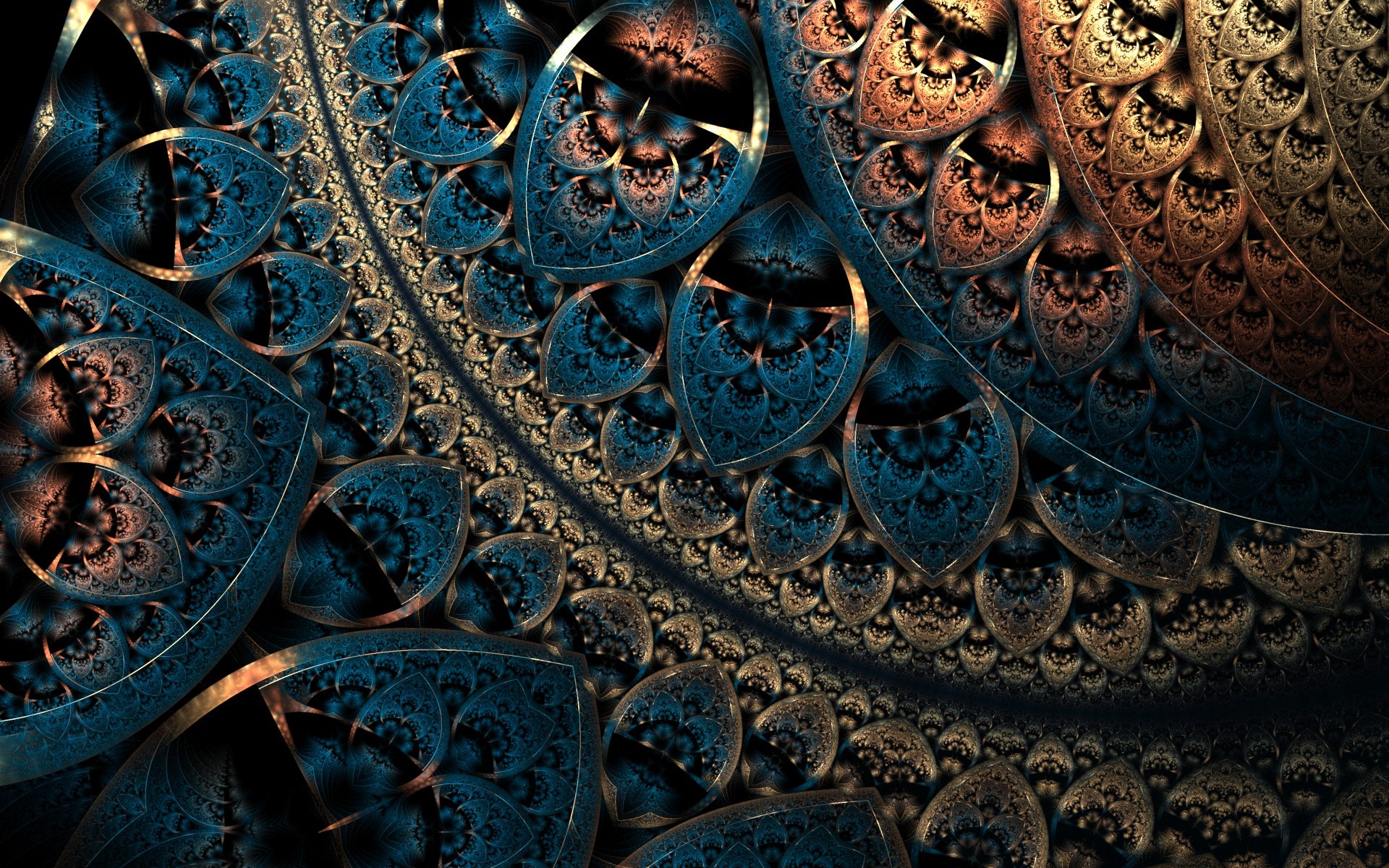 General 1920x1200 fractal pattern abstract digital art artwork geometry CGI DeviantArt