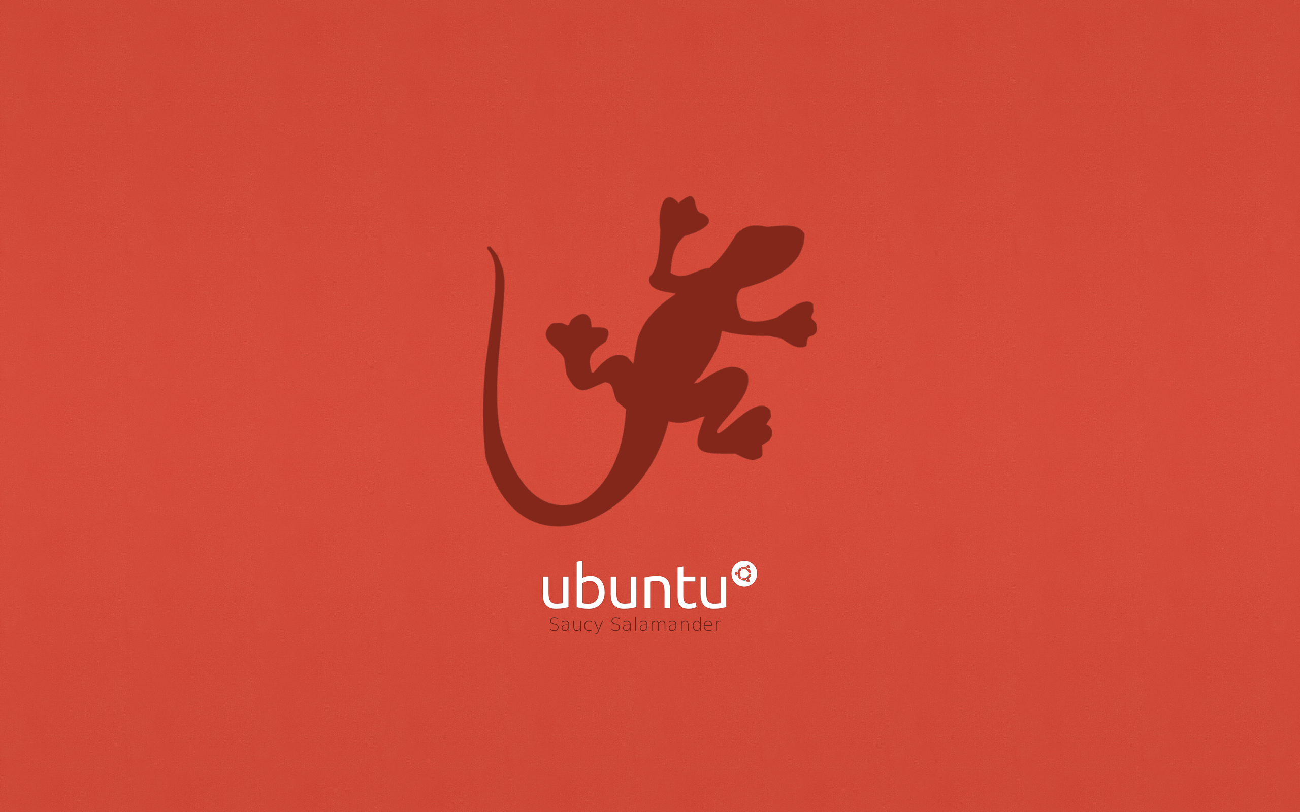 General 2560x1600 Ubuntu red background simple background operating system minimalism logo