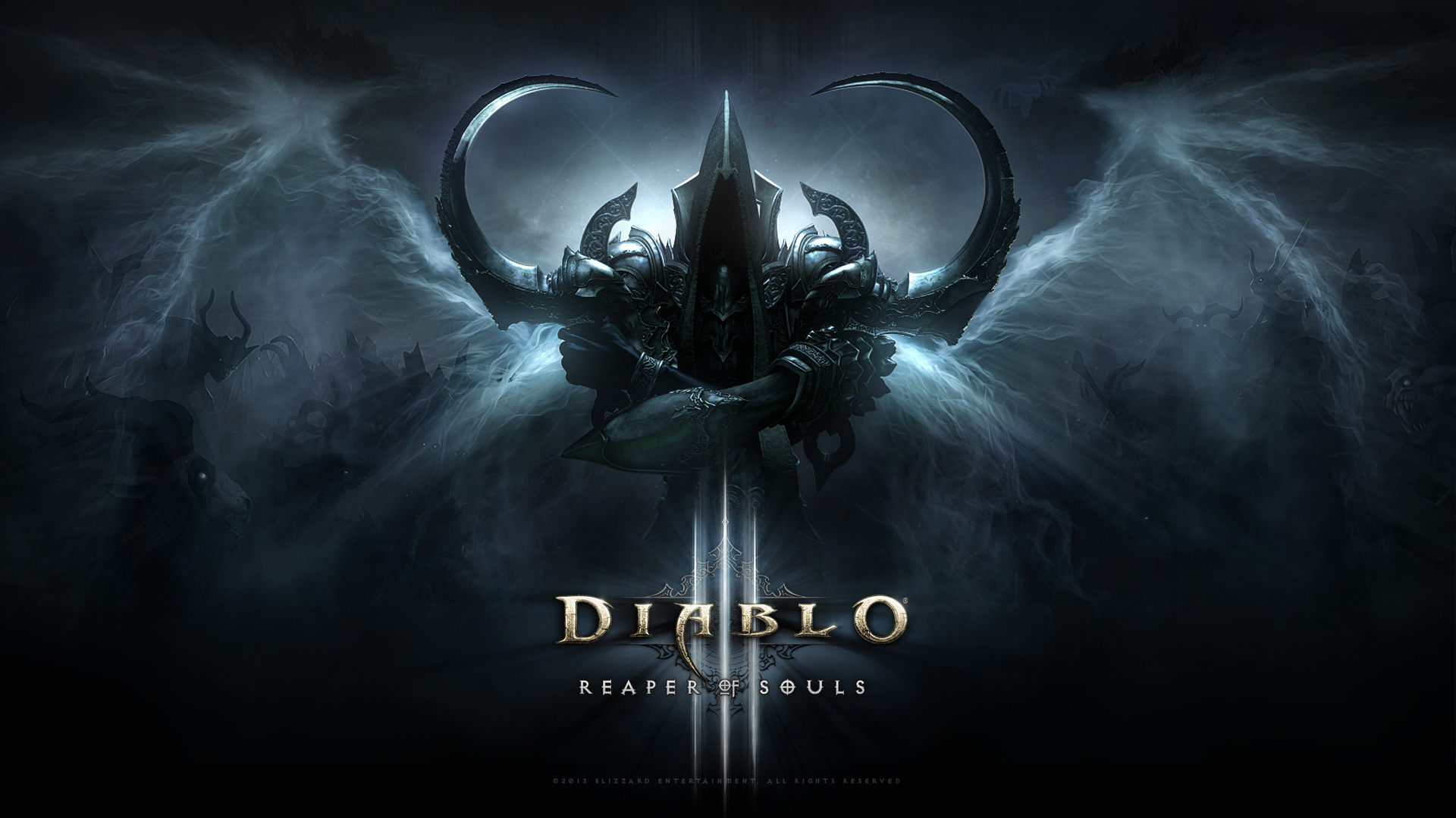 General 1920x1080 Diablo III Diablo 3: Reaper of Souls video games Blizzard Entertainment fantasy art video game art scythe dark fantasy dark PC gaming