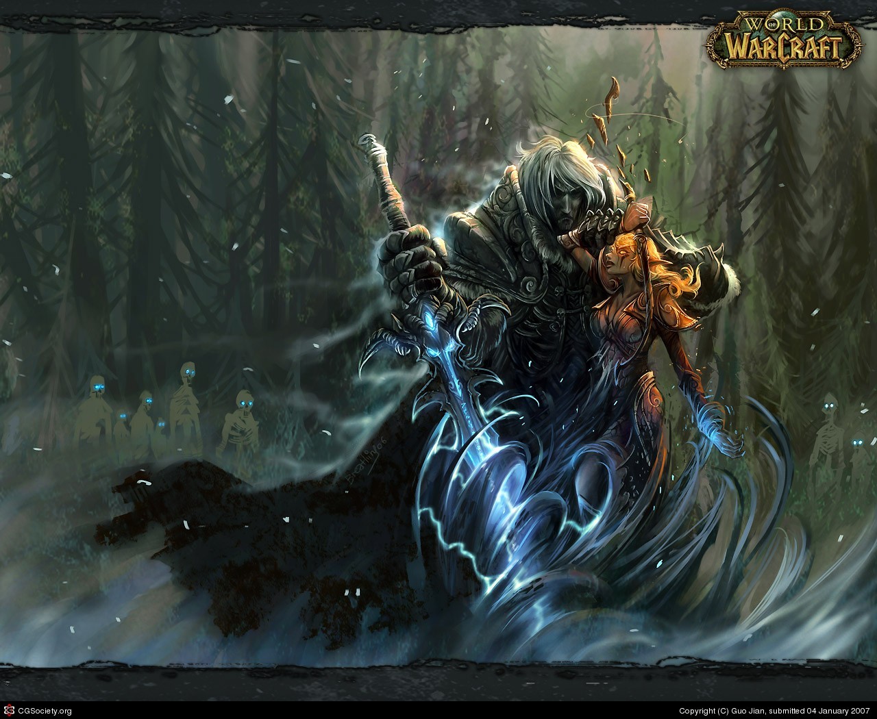 General 1280x1050 World of Warcraft Lich King 2007 (Year) Blizzard Entertainment video game art PC gaming fantasy art