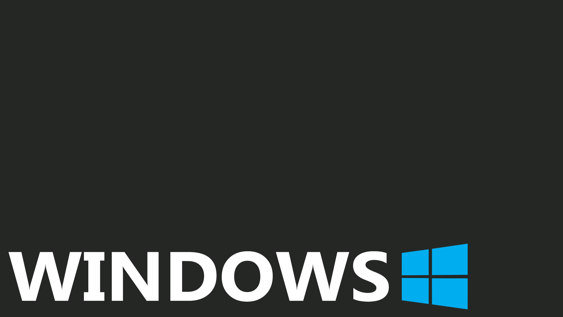 General 1920x1080 computer Microsoft Windows logo cyan gray background minimalism simple background operating system