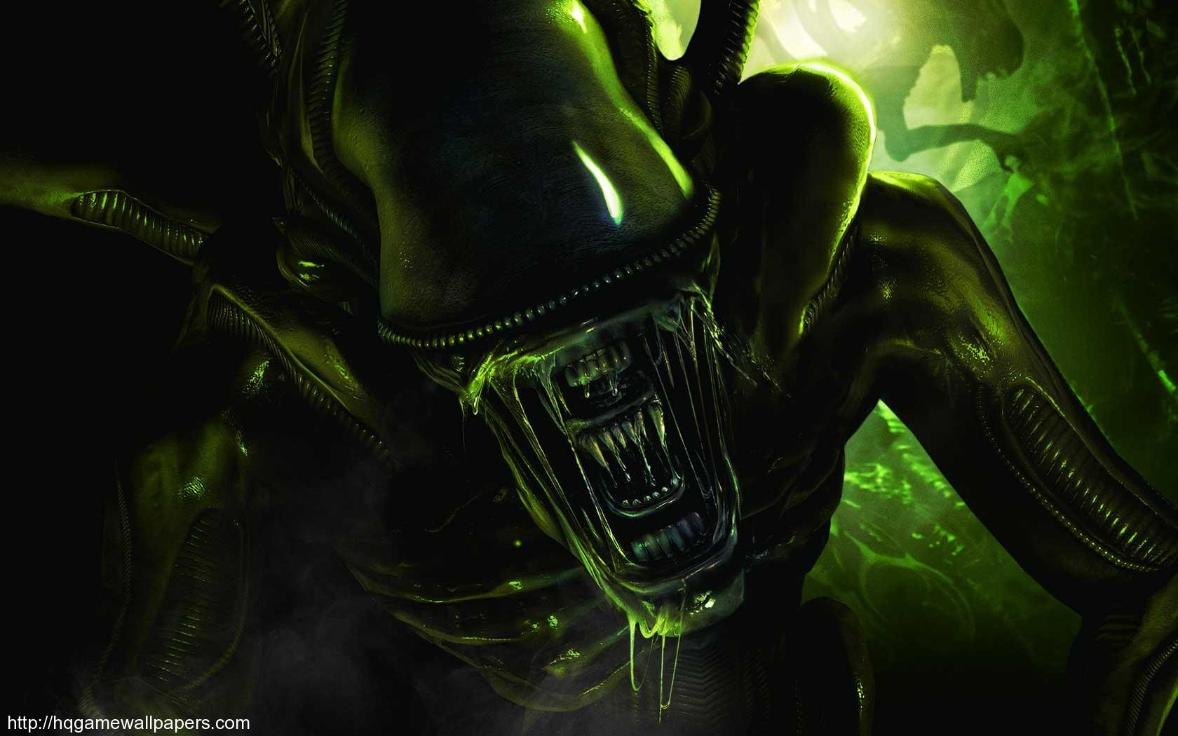 General 1680x1050 Xenomorph creature aliens video game art video games horror Alien (Creature) science fiction