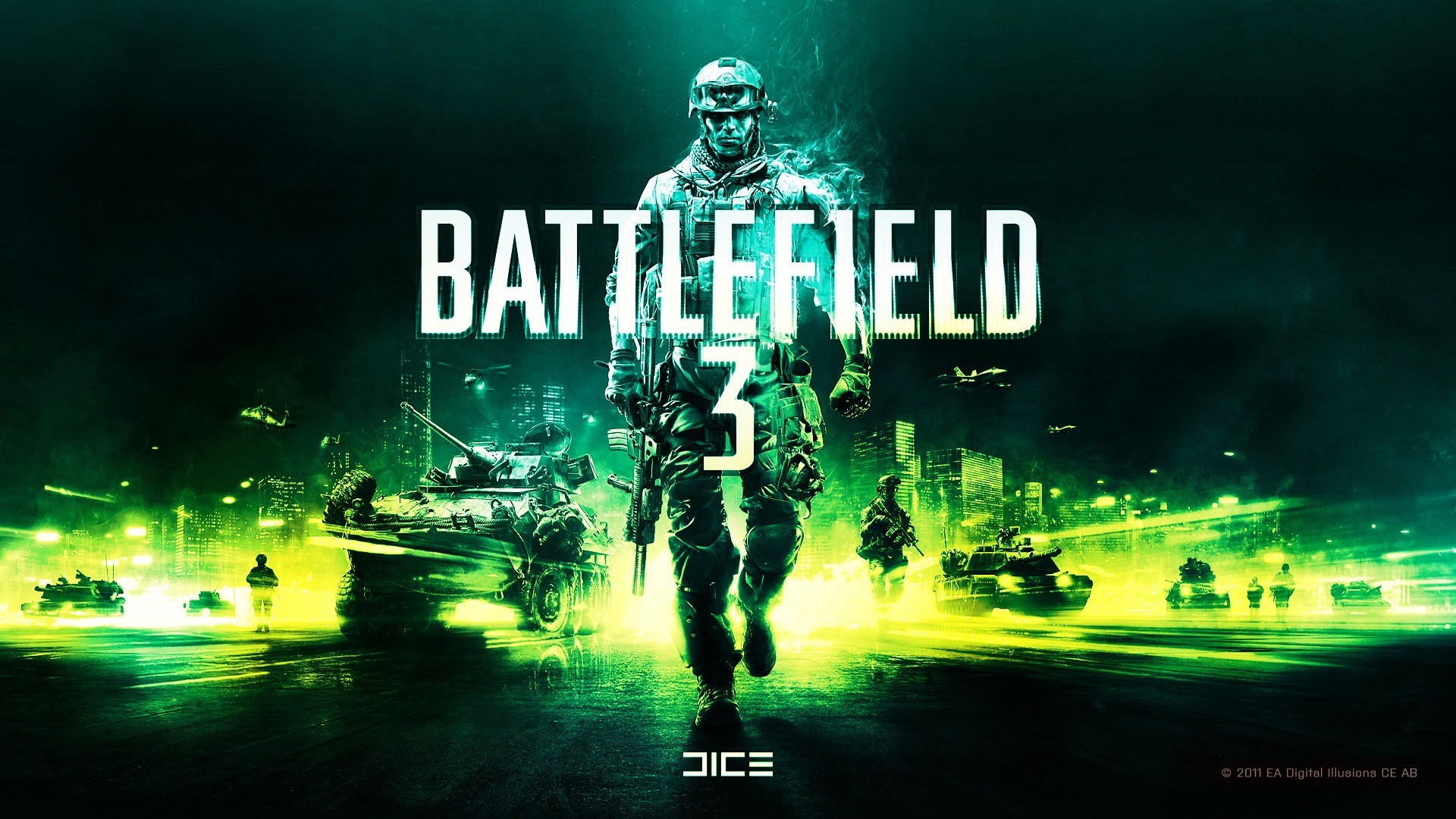 General 1920x1080 Battlefield 3 video games dice PC gaming soldier tank weapon video game art video game men