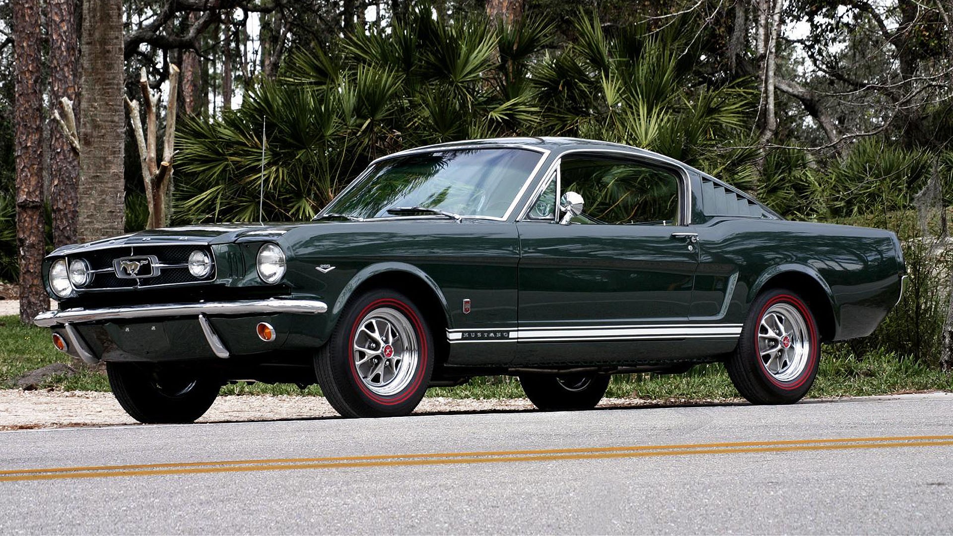 General 1920x1080 Ford Mustang muscle cars green cars car classic car Ford vehicle American cars