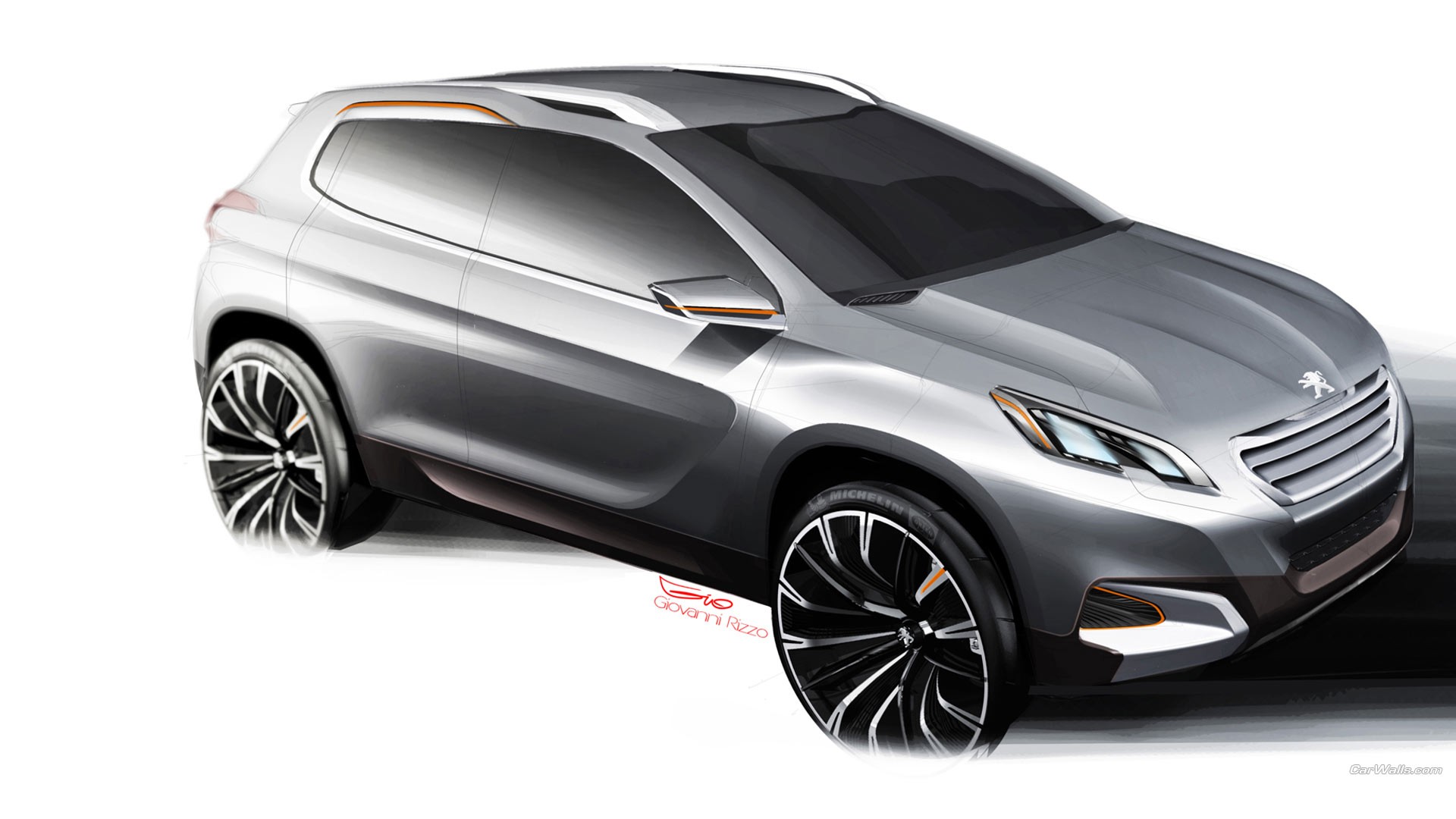 General 1920x1080 Peugeot Urban Crossover concept cars car Peugeot silver cars vehicle French Cars Stellantis SUV
