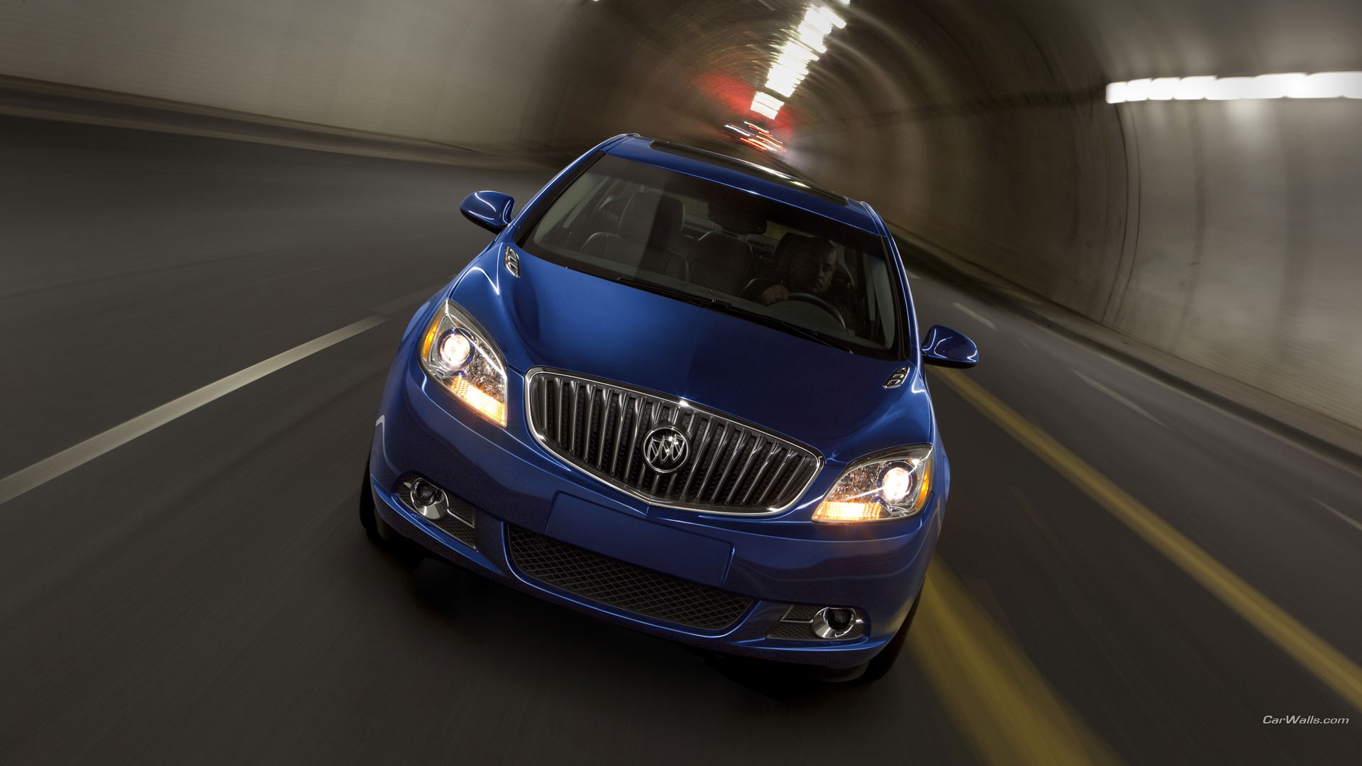 General 1920x1080 Buick Verano Buick tunnel blue cars vehicle road