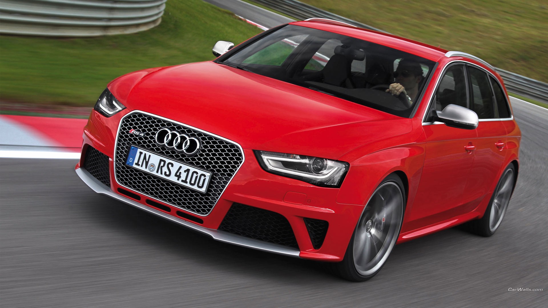 General 1920x1080 Audi RS4 car Audi red cars station wagon vehicle German cars Volkswagen Group