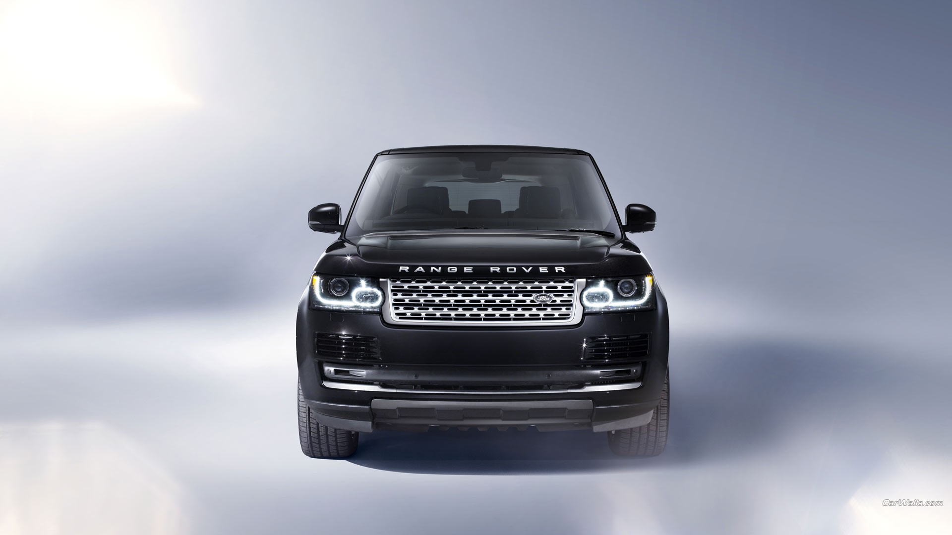 General 1920x1080 Range Rover car frontal view vehicle black cars Land Rover watermarked British cars SUV