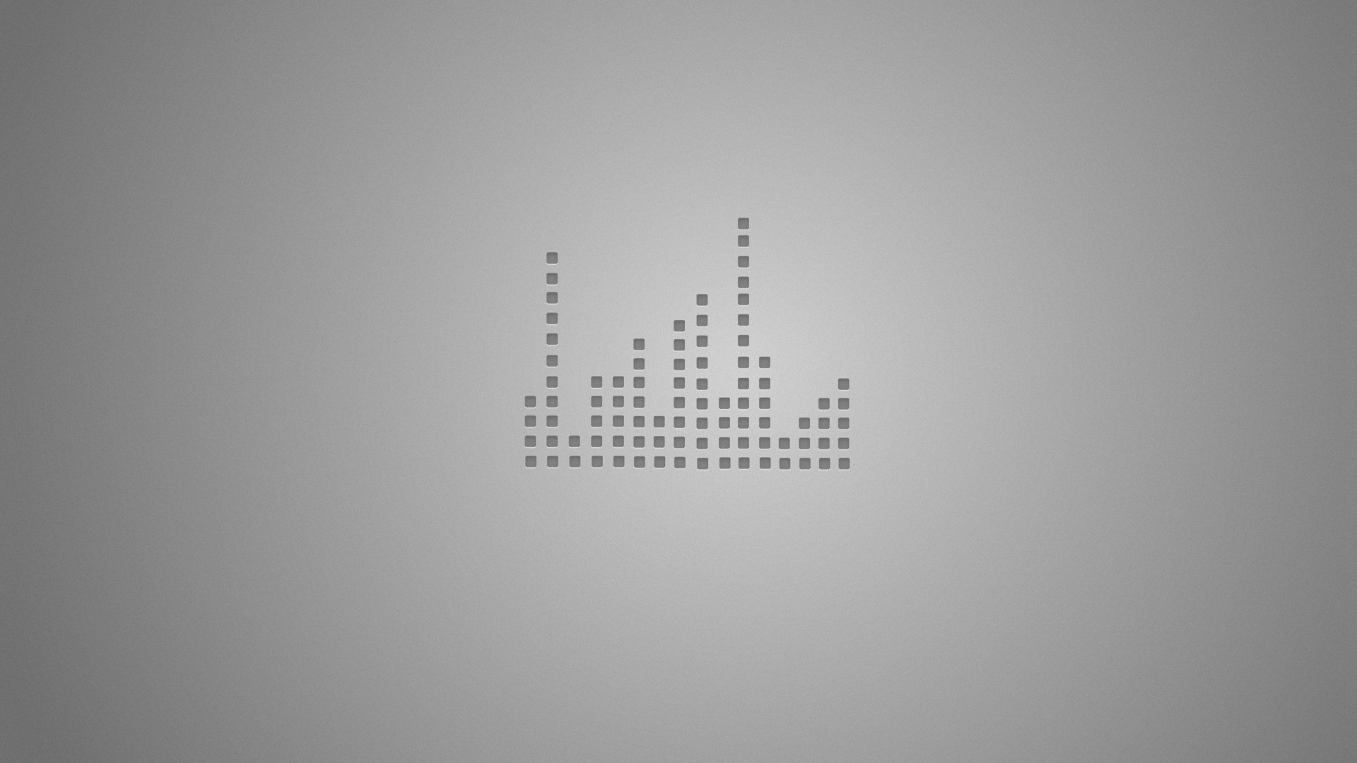 General 1920x1080 audio spectrum minimalism simple background monochrome gray