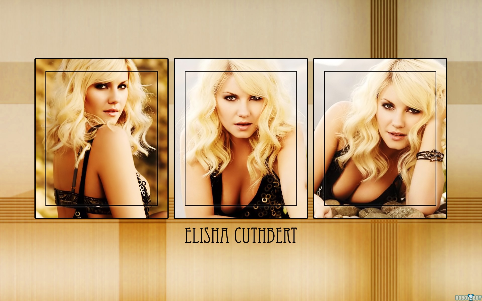 People 1920x1200 Elisha Cuthbert collage actress blonde celebrity Canadian women women looking at viewer