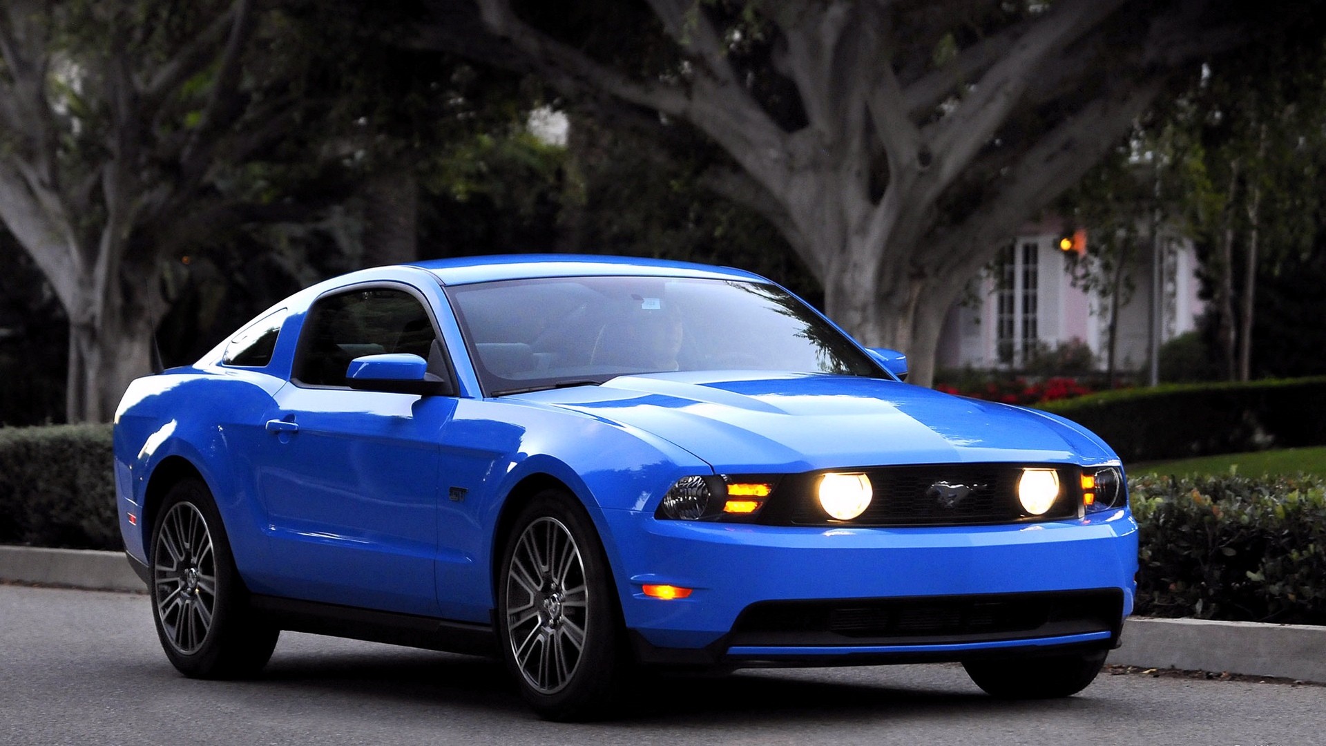 General 1920x1080 car Ford Mustang vehicle blue cars Ford muscle cars Ford Mustang S-197 II American cars