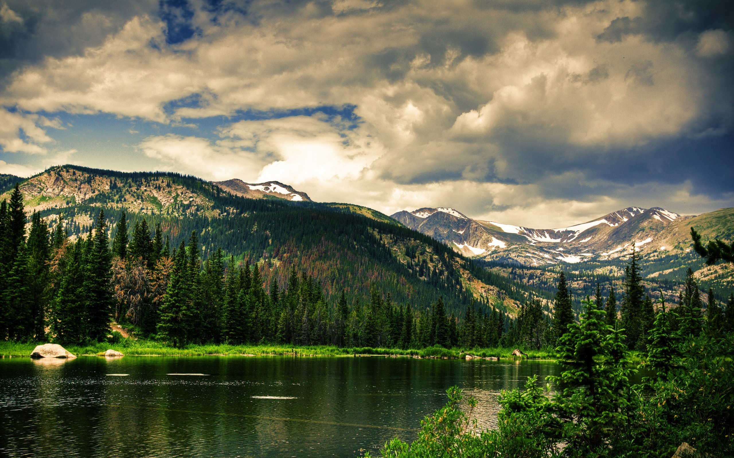 General 2560x1600 landscape nature Canada mountains water trees