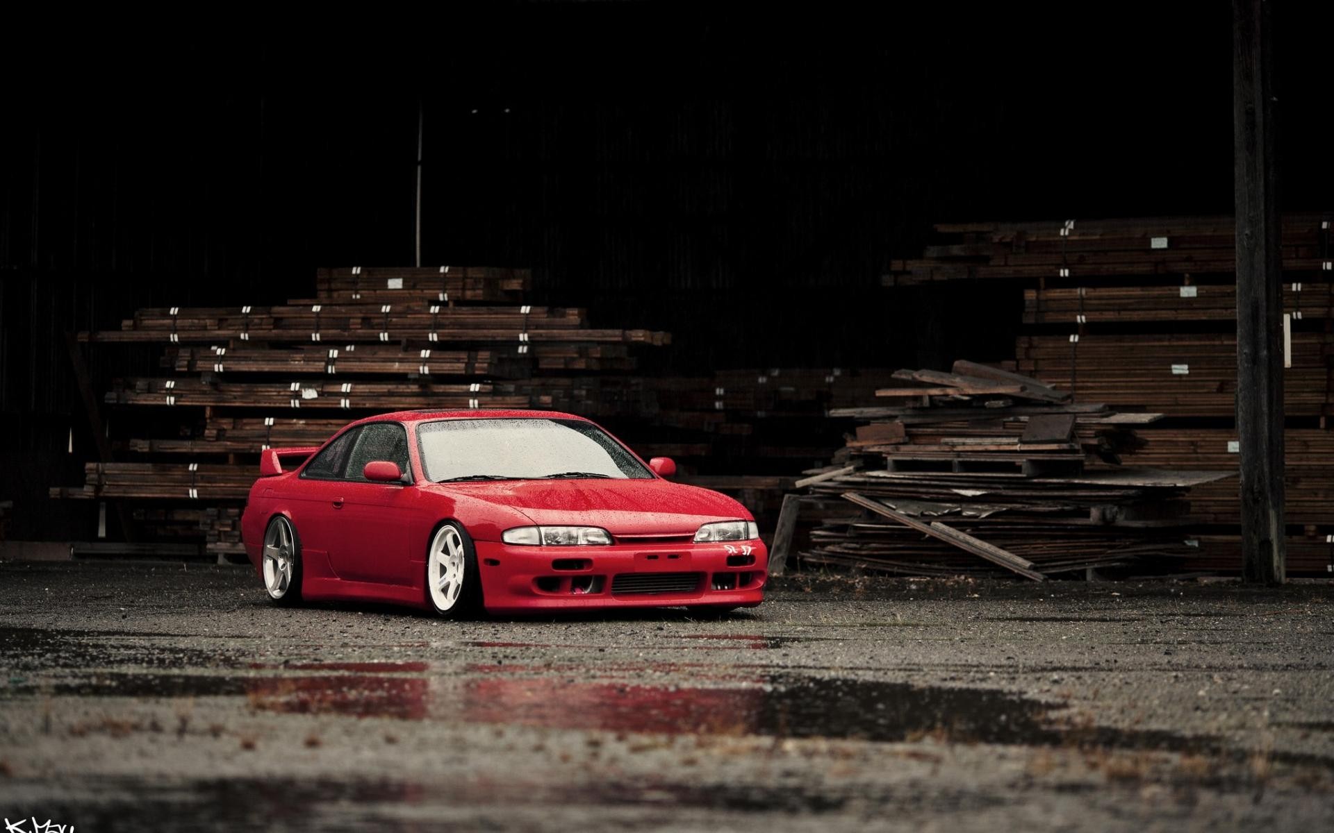 General 1920x1200 Japanese cars stance (cars) Nissan Nissan Silvia car vehicle red cars car spoiler