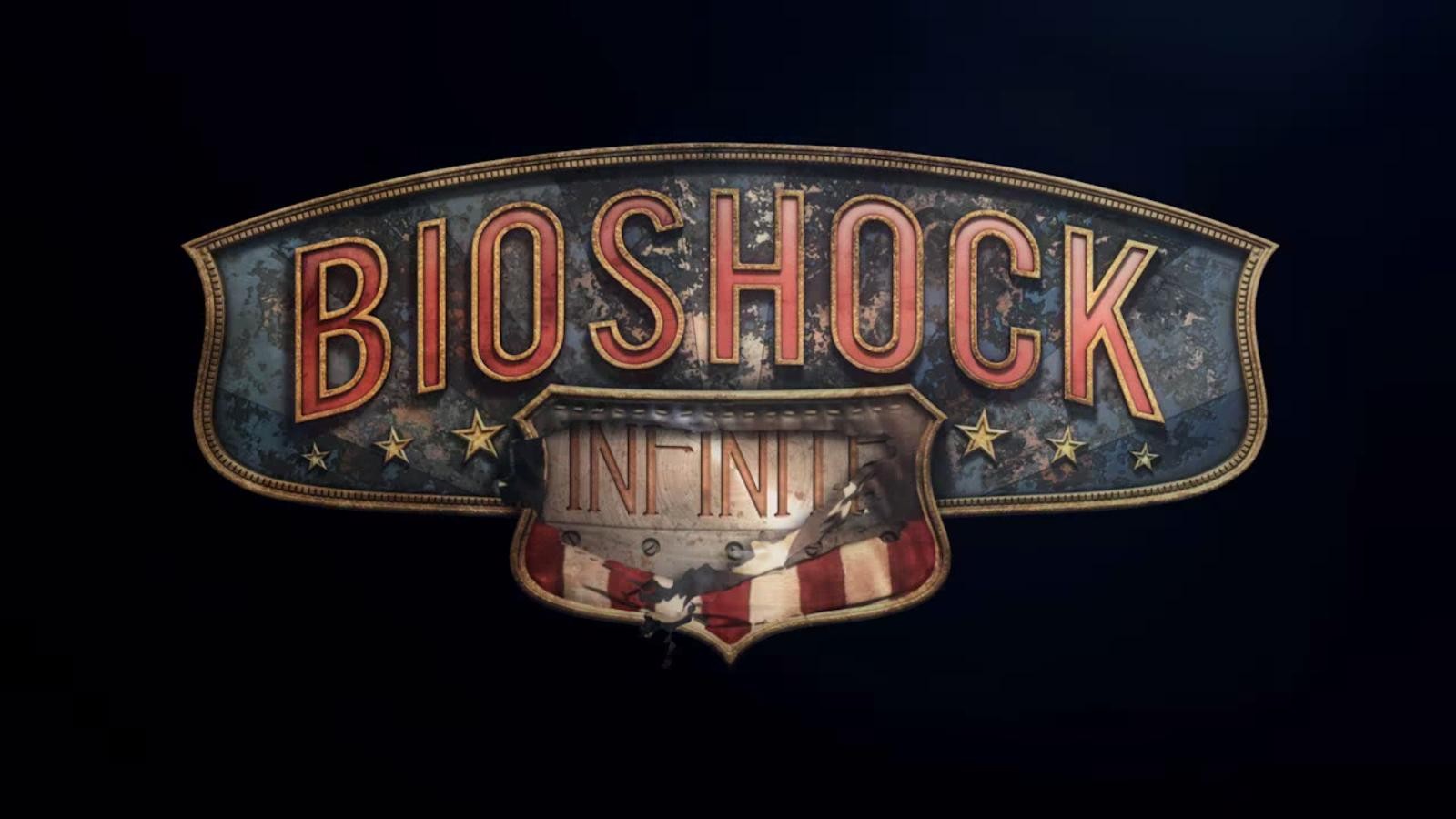 General 1600x900 BioShock Infinite video games logo simple background PC gaming