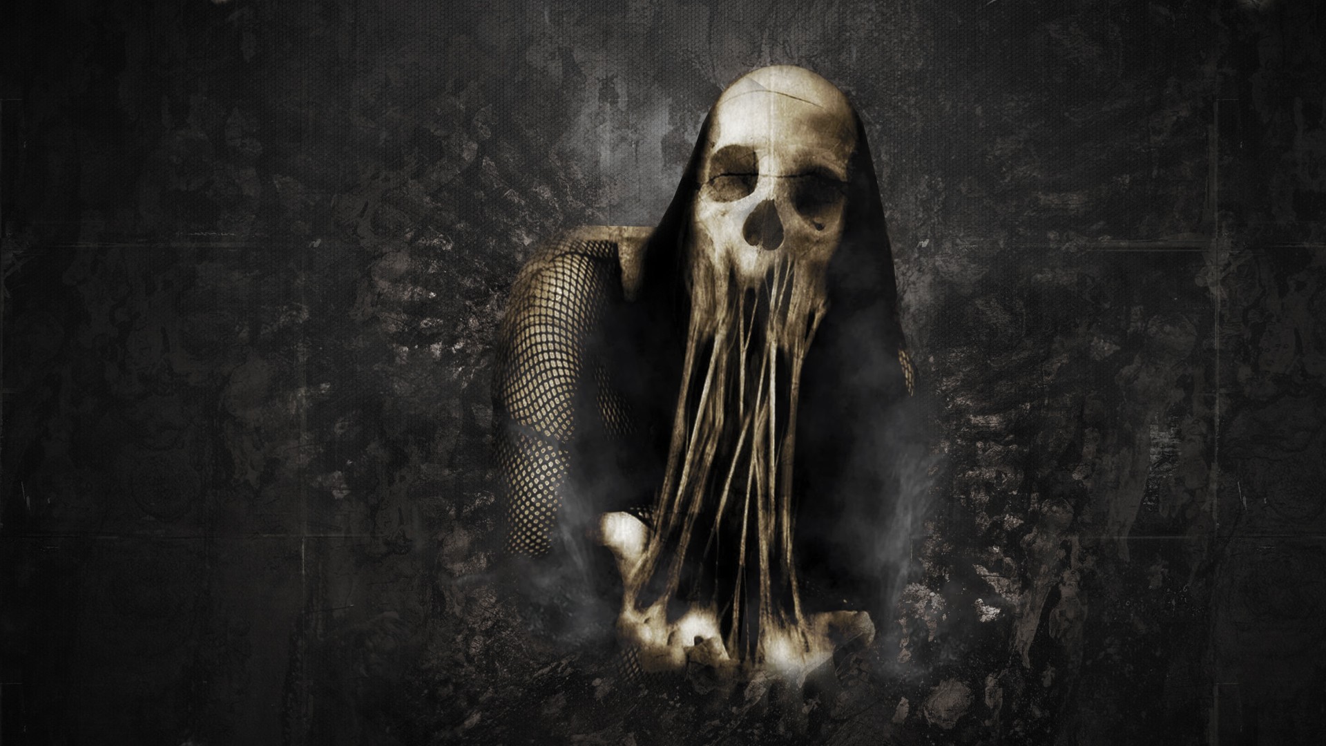 General 1920x1080 skull death Grim Reaper dark fantasy art artwork