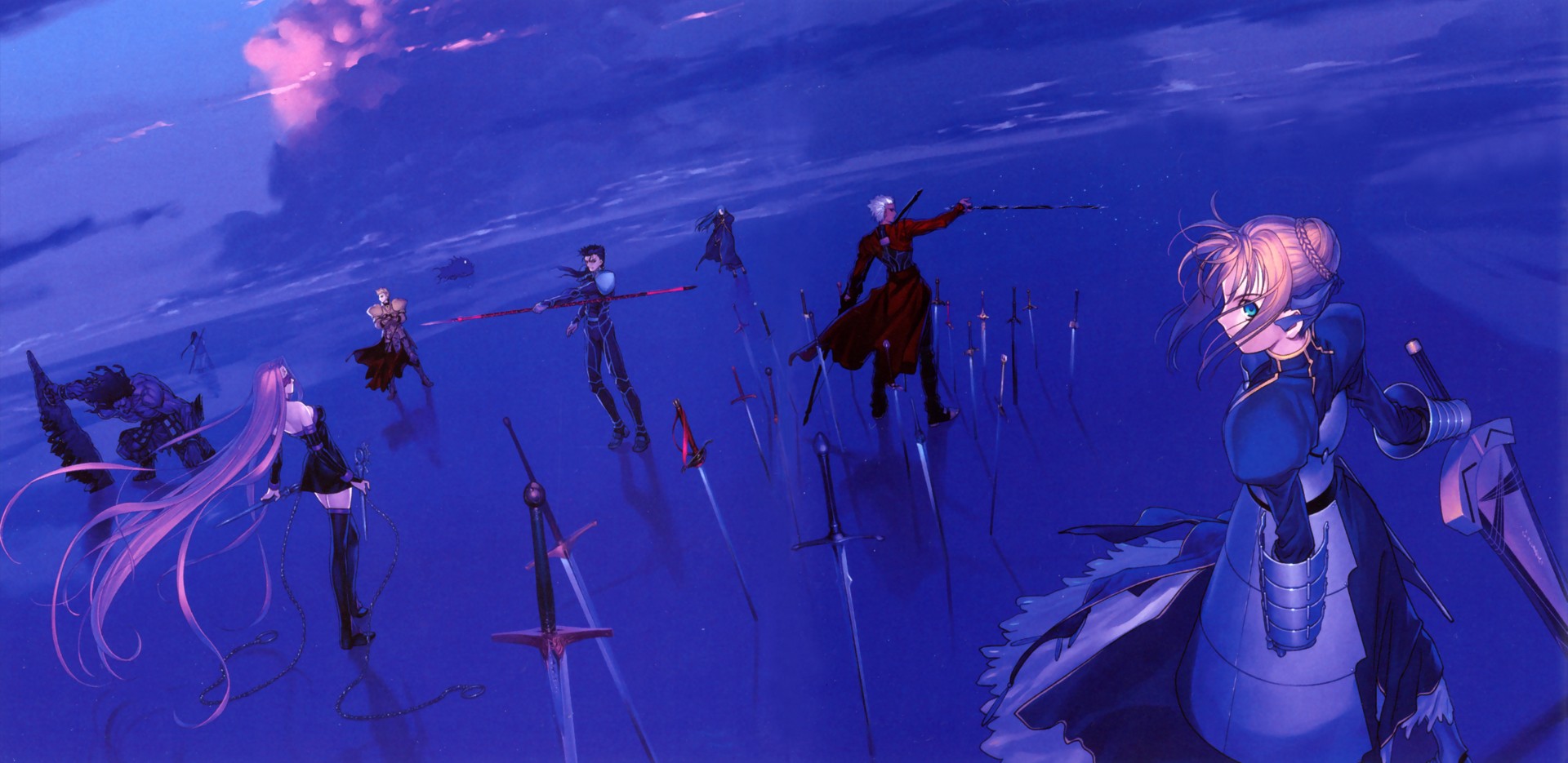 Anime 1920x935 anime sword Fate series Fate/Stay Night
