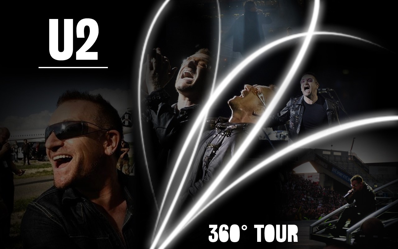 General 1280x800 music collage U2 (Music) sunglasses men celebrity band