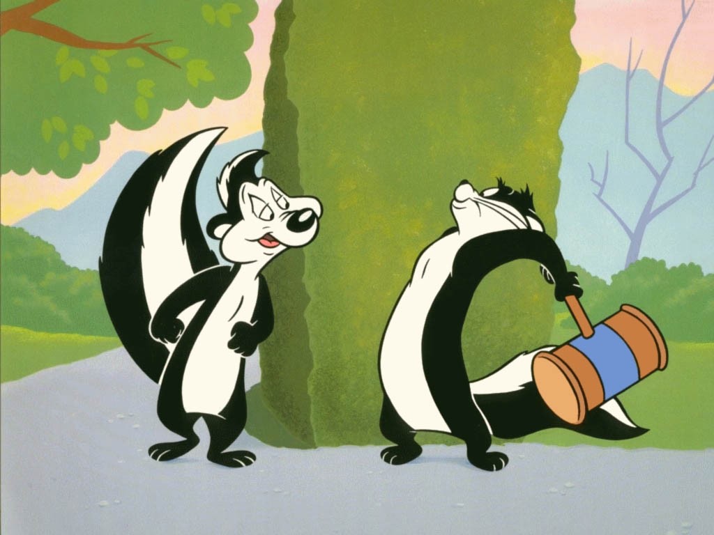 General 1024x768 cartoon Looney Tunes humor hammer TV series Pepe le Pew animated character cats animation