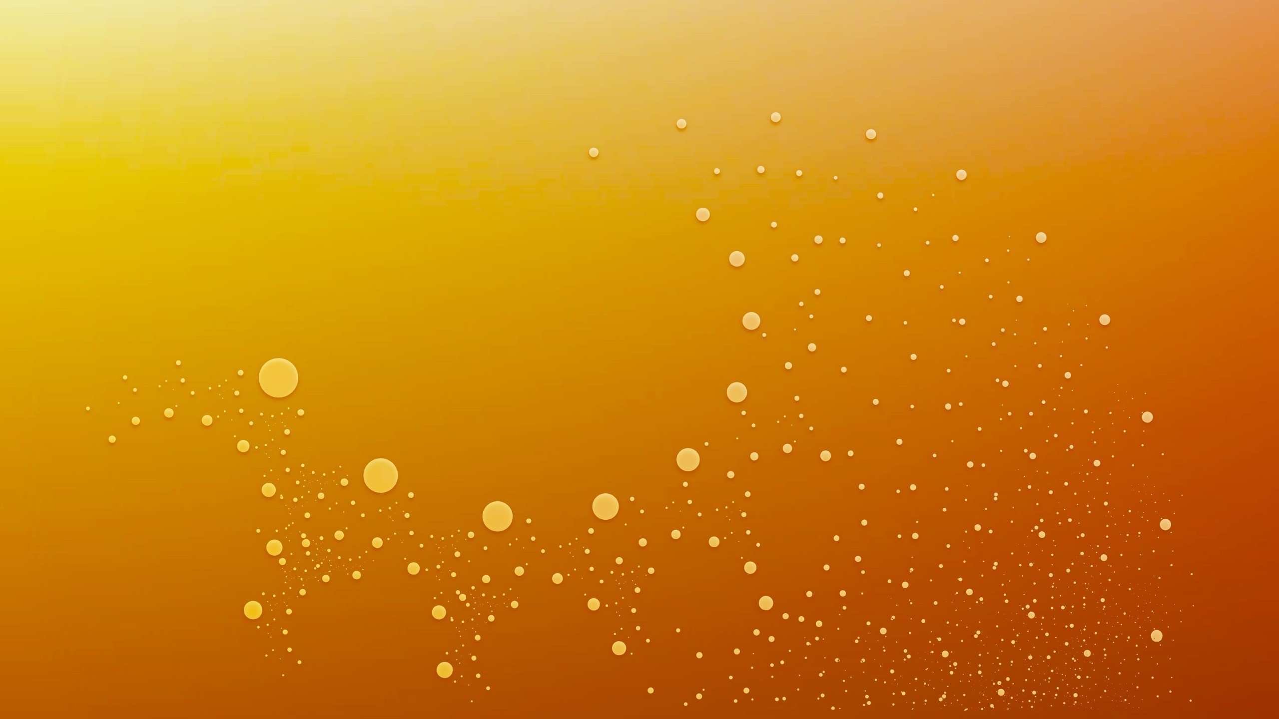 General 2560x1440 yellow orange bubbles gradient texture