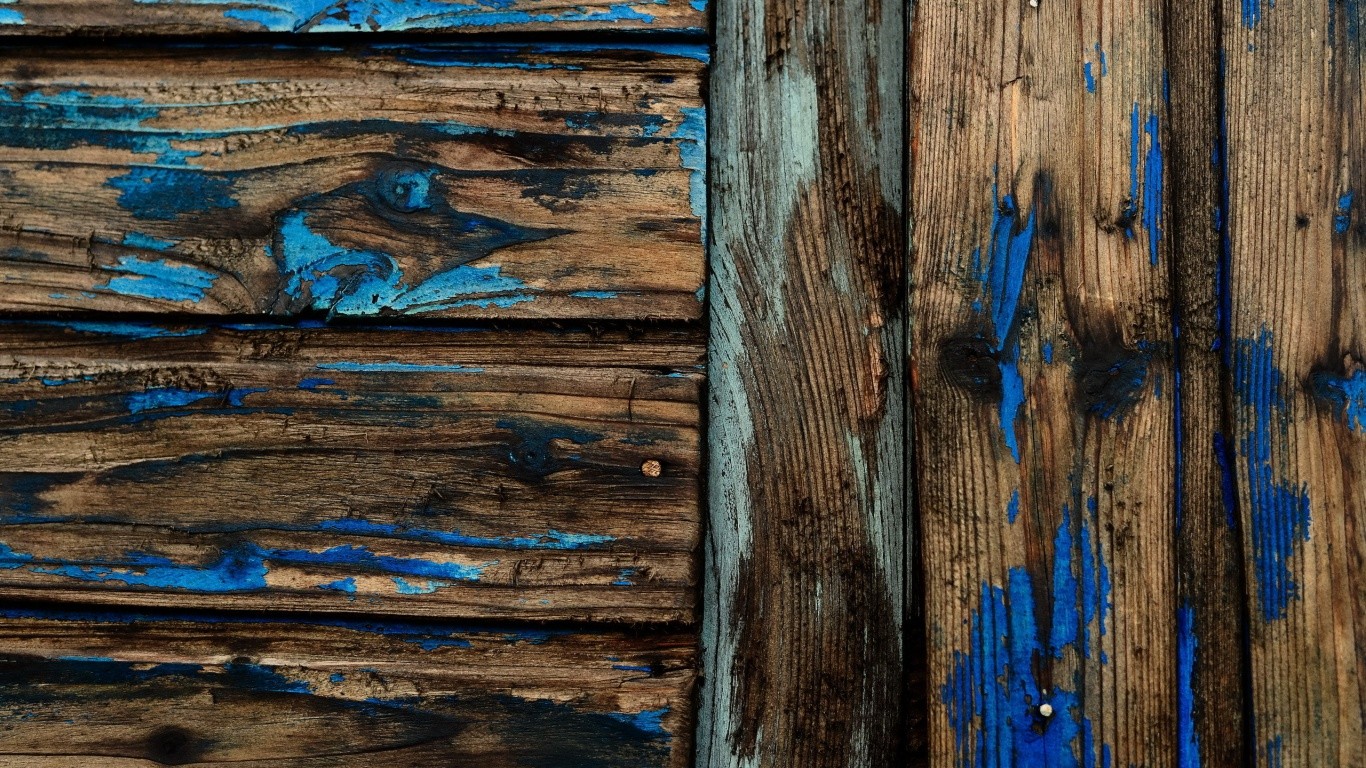General 1366x768 wood texture colorful blue brown wooden surface macro