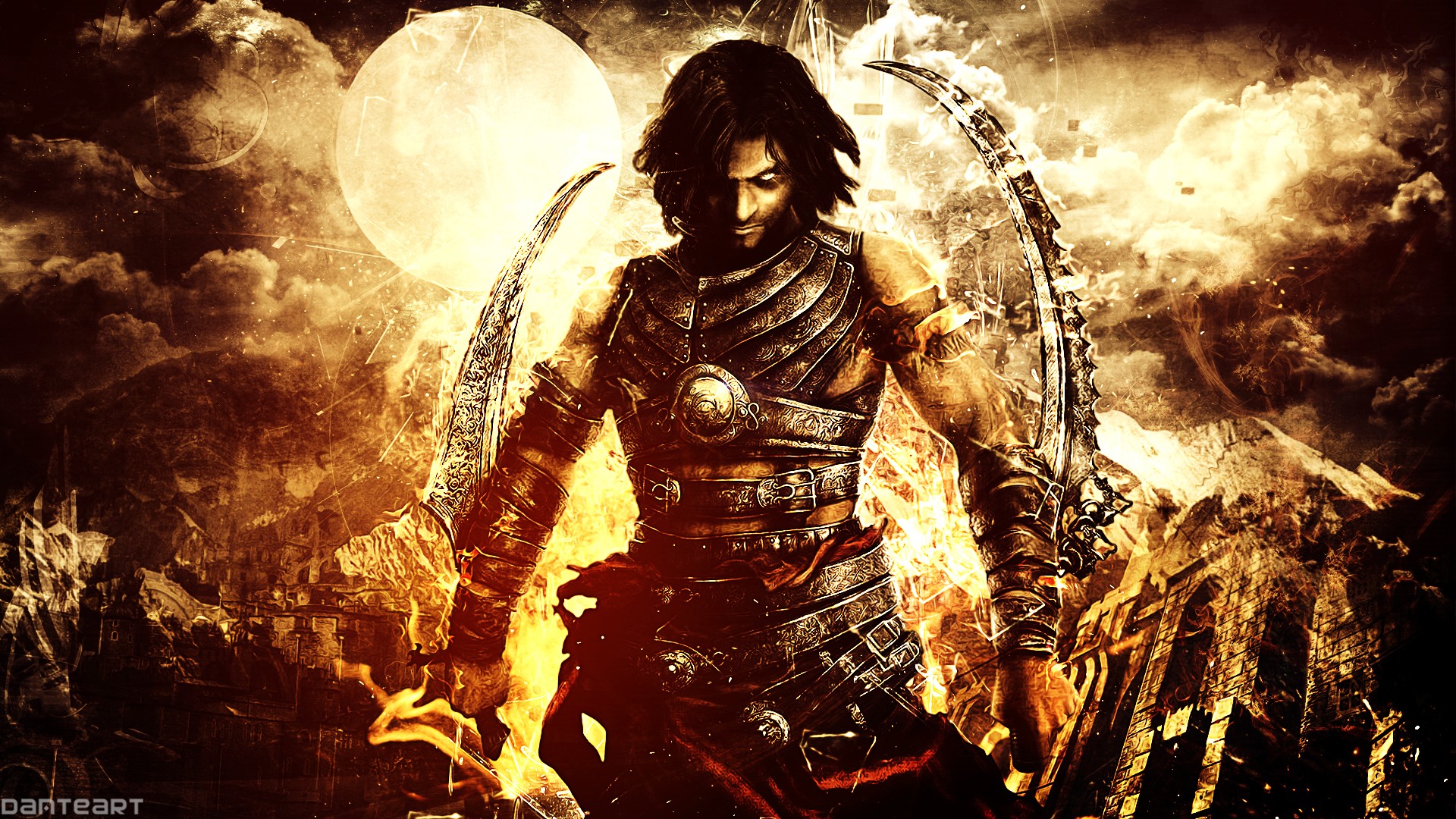 General 1920x1080 Prince of Persia: Warrior Within video games fantasy men fantasy art video game art