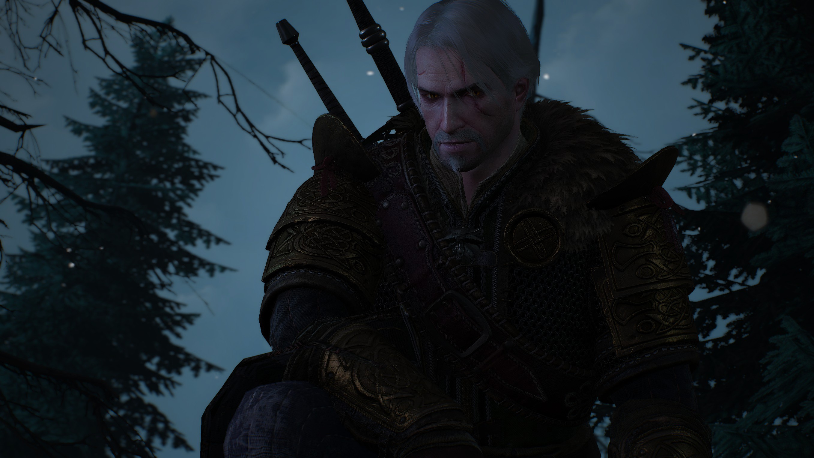 General 2715x1527 The Witcher 3: Wild Hunt Skellige Geralt of Rivia screen shot video games video game characters PC gaming video game men