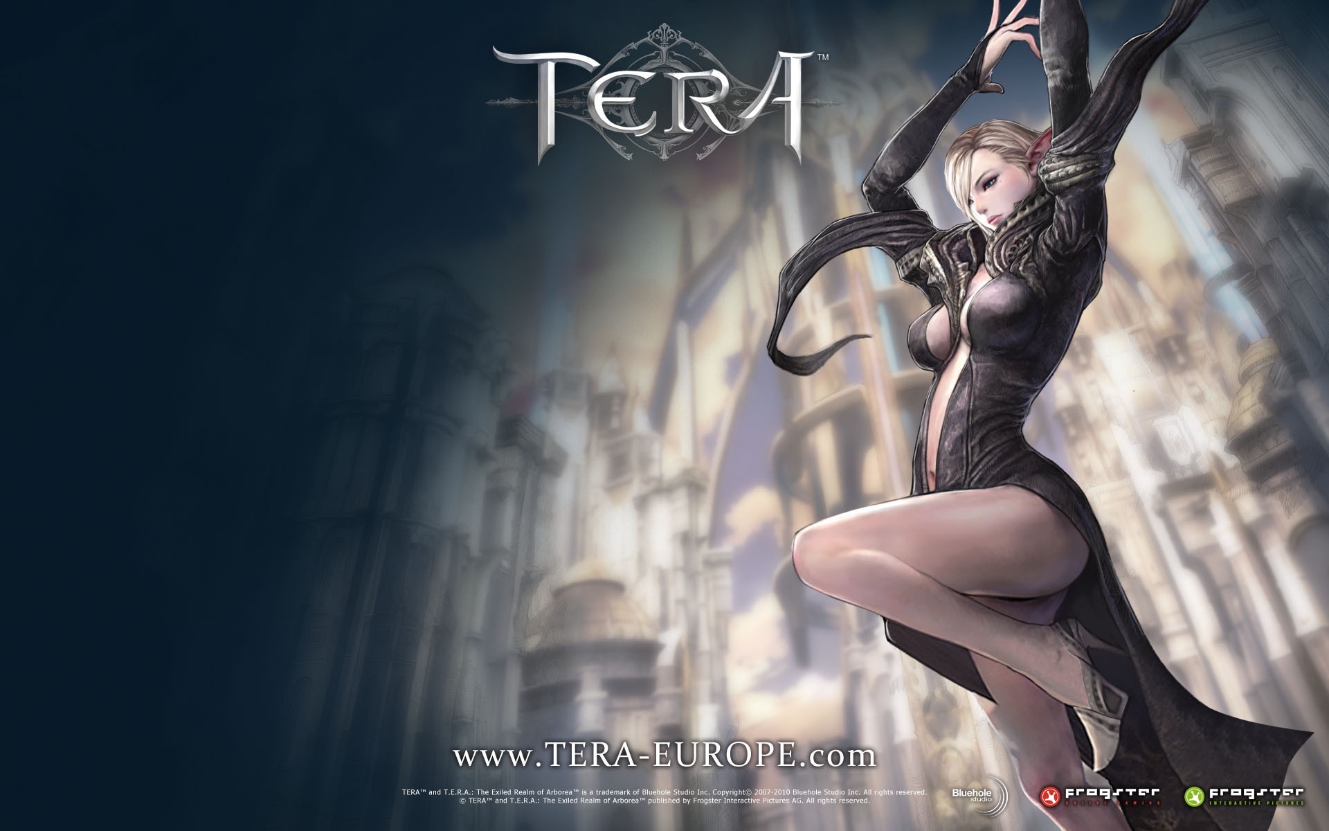 General 1920x1200 Tera Tera Rising  elves Tera online boobs thighs legs arms up pointy ears video game girls fantasy girl PC gaming