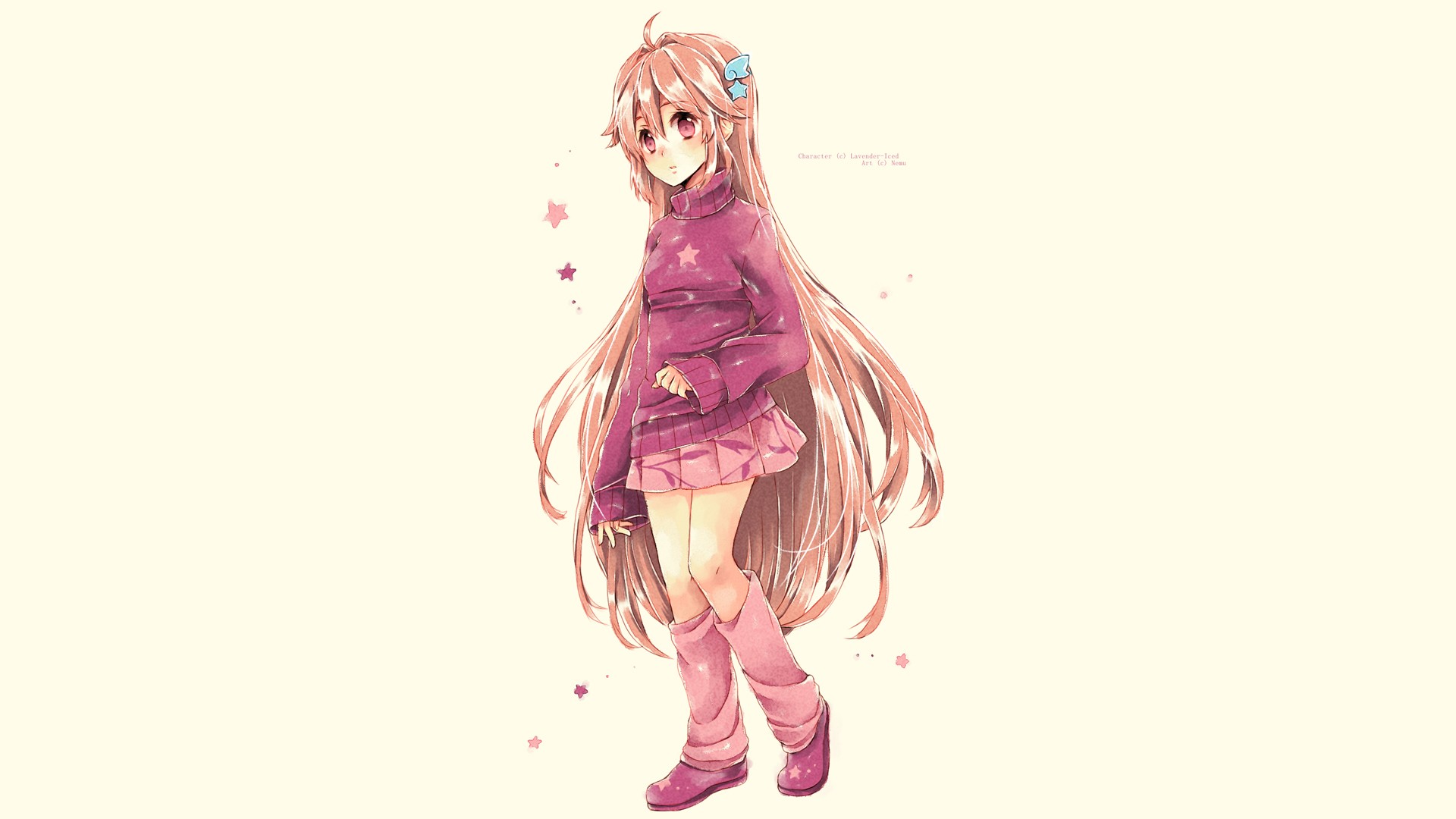 Anime 1920x1080 original characters long hair manga anime girls anime pink clothing DeviantArt