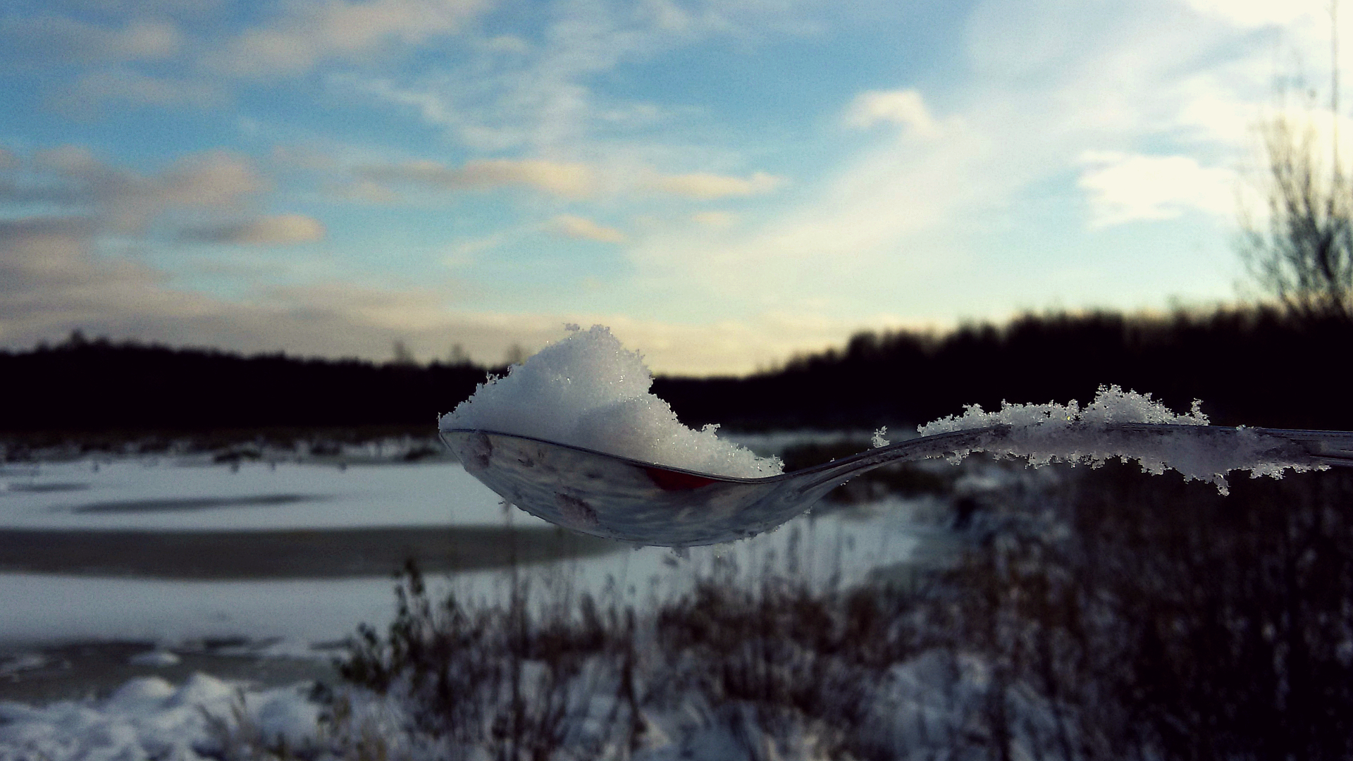 General 1920x1080 spoon snow winter cold outdoors landscape sky
