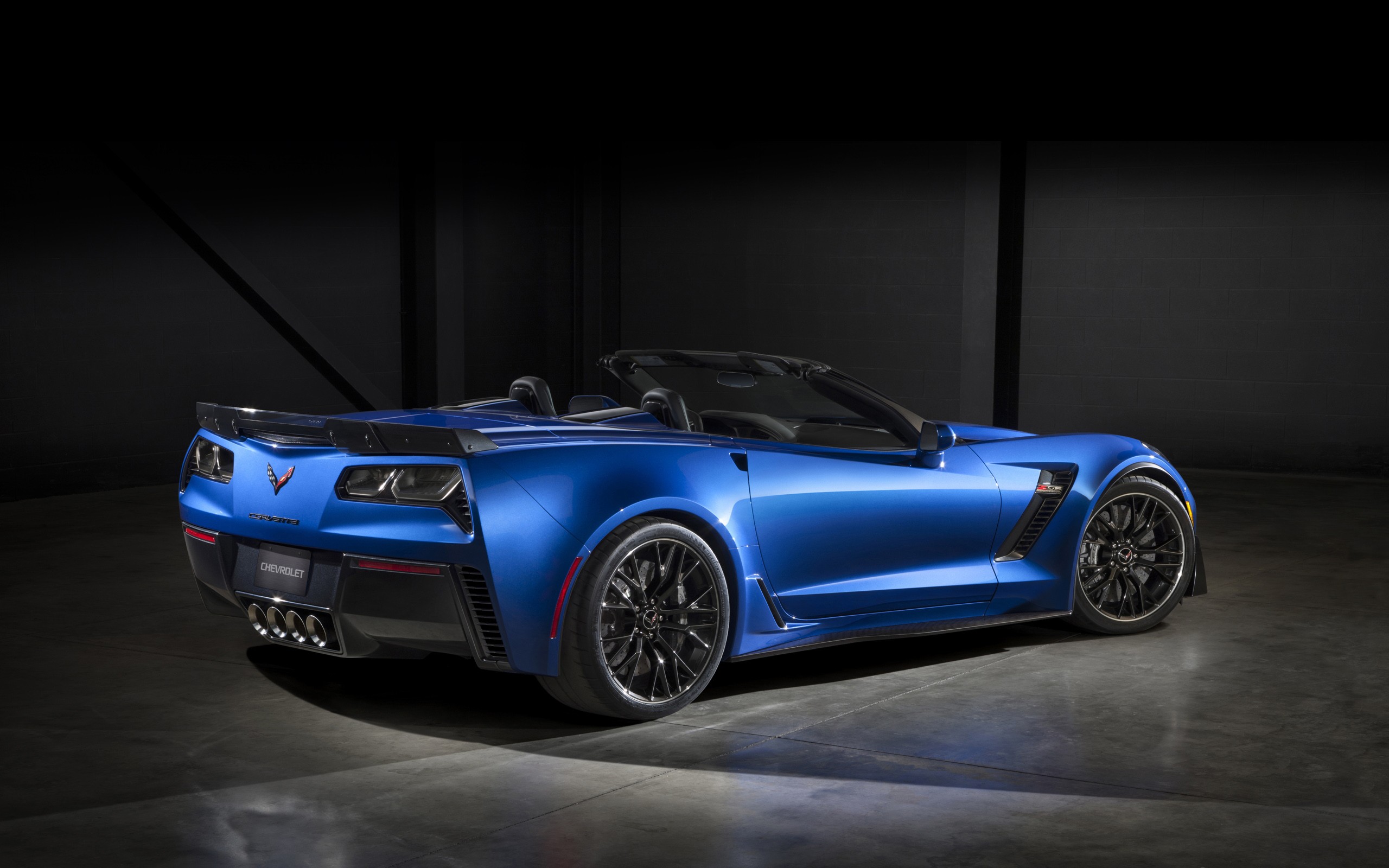 General 2560x1600 Chevrolet Corvette Z06 car convertible Chevrolet 2015 (Year) vehicle blue cars Corvette American cars