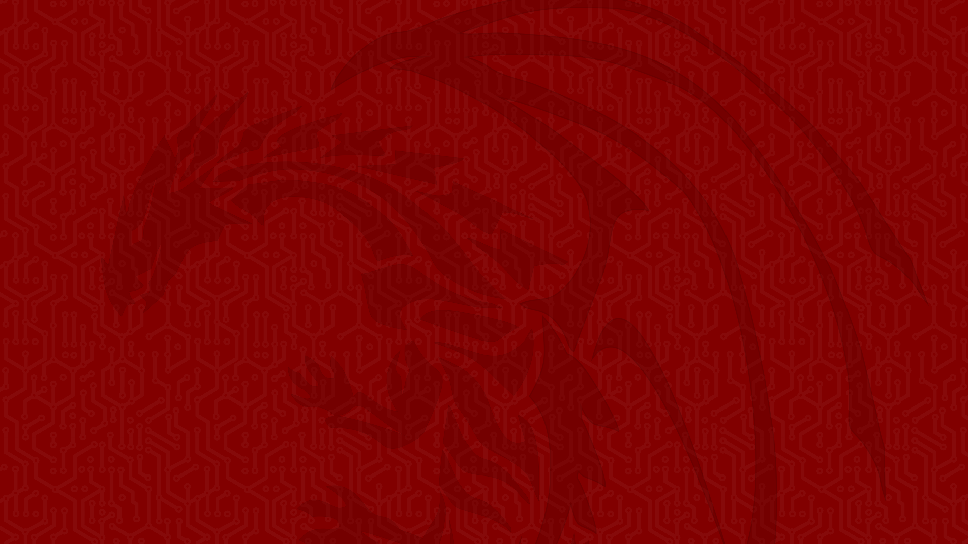 General 1920x1080 dragon red minimalism red background fantasy art creature digital art