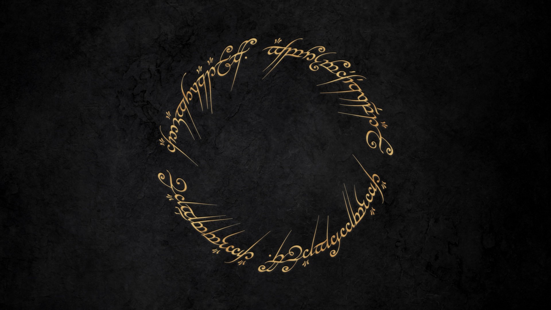 General 1920x1080 The Lord of the Rings The One Ring typography