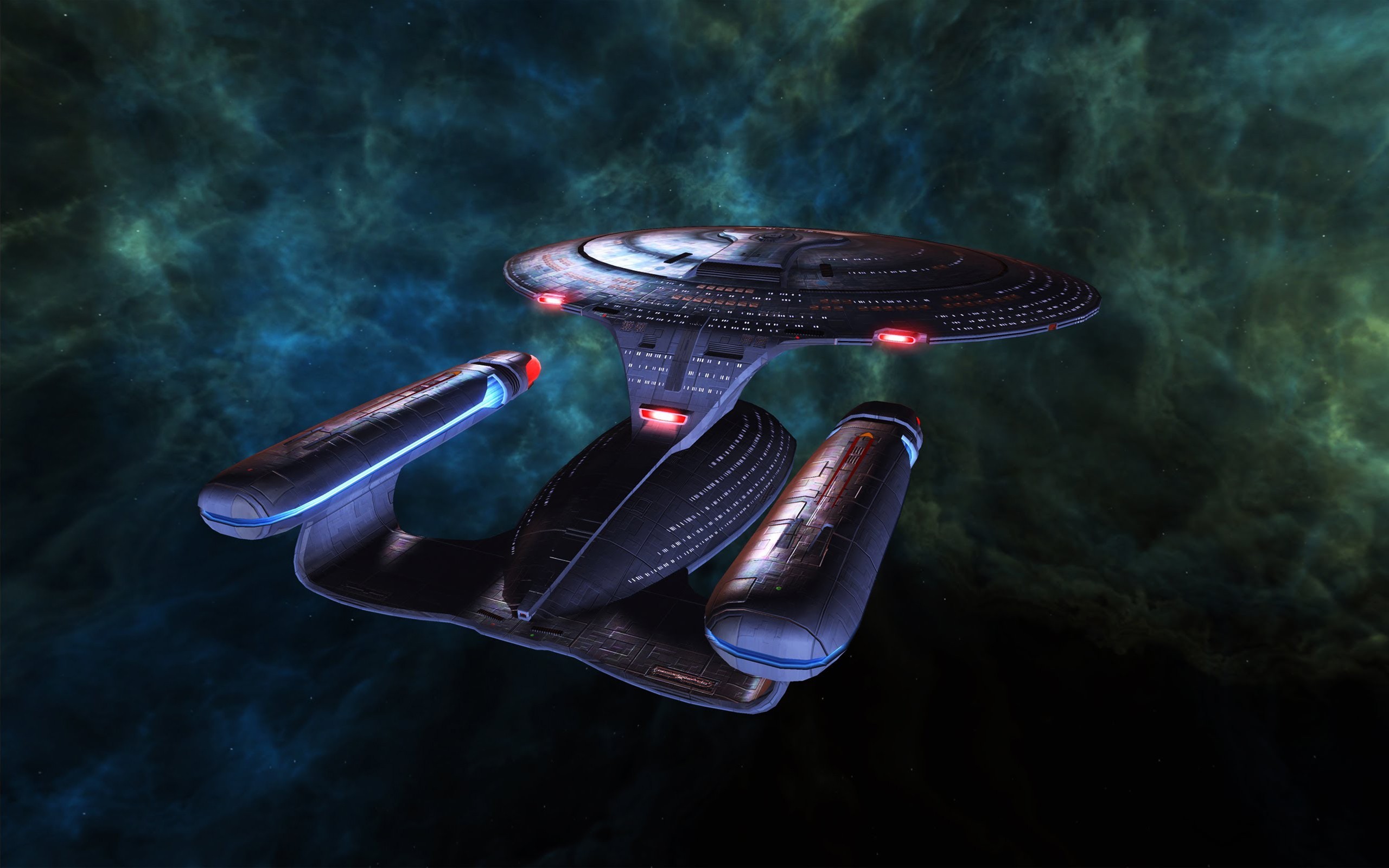 General 2560x1600 Star Trek USS Enterprise (spaceship) Star Trek Ships NCC-1701 Enterprise D vehicle spaceship science fiction TV series Star Trek: TNG star trek: the next generation