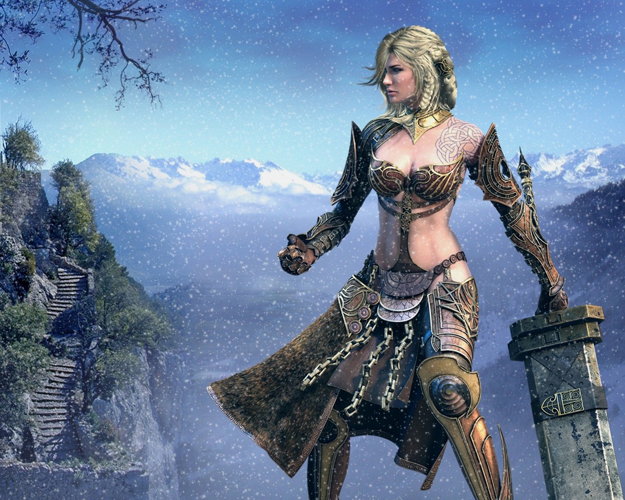 General 1280x1024 Guild Wars 2 video games fantasy girl Norn
