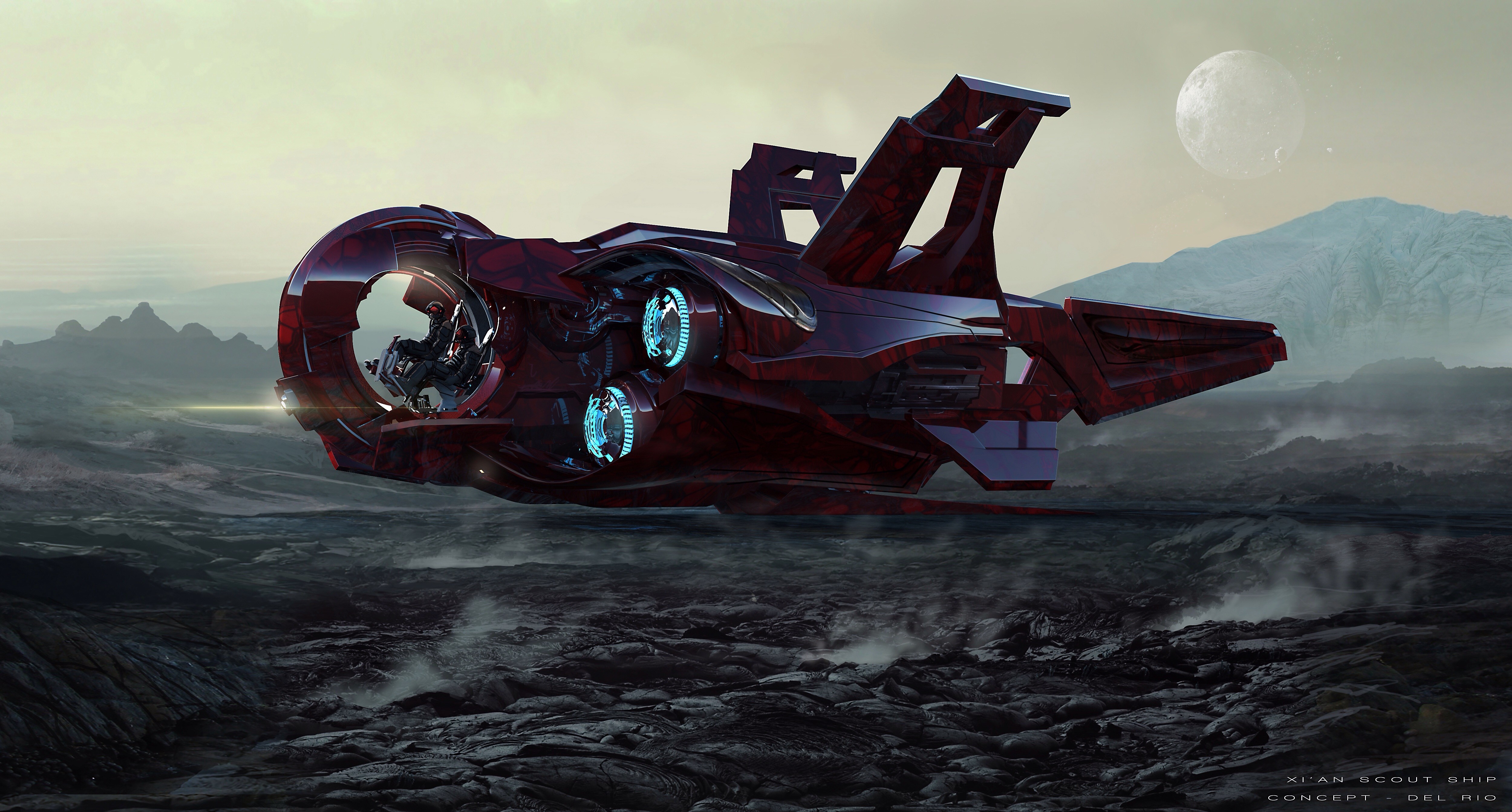 General 5000x2687 science fiction Star Citizen spaceship video games PC gaming vehicle