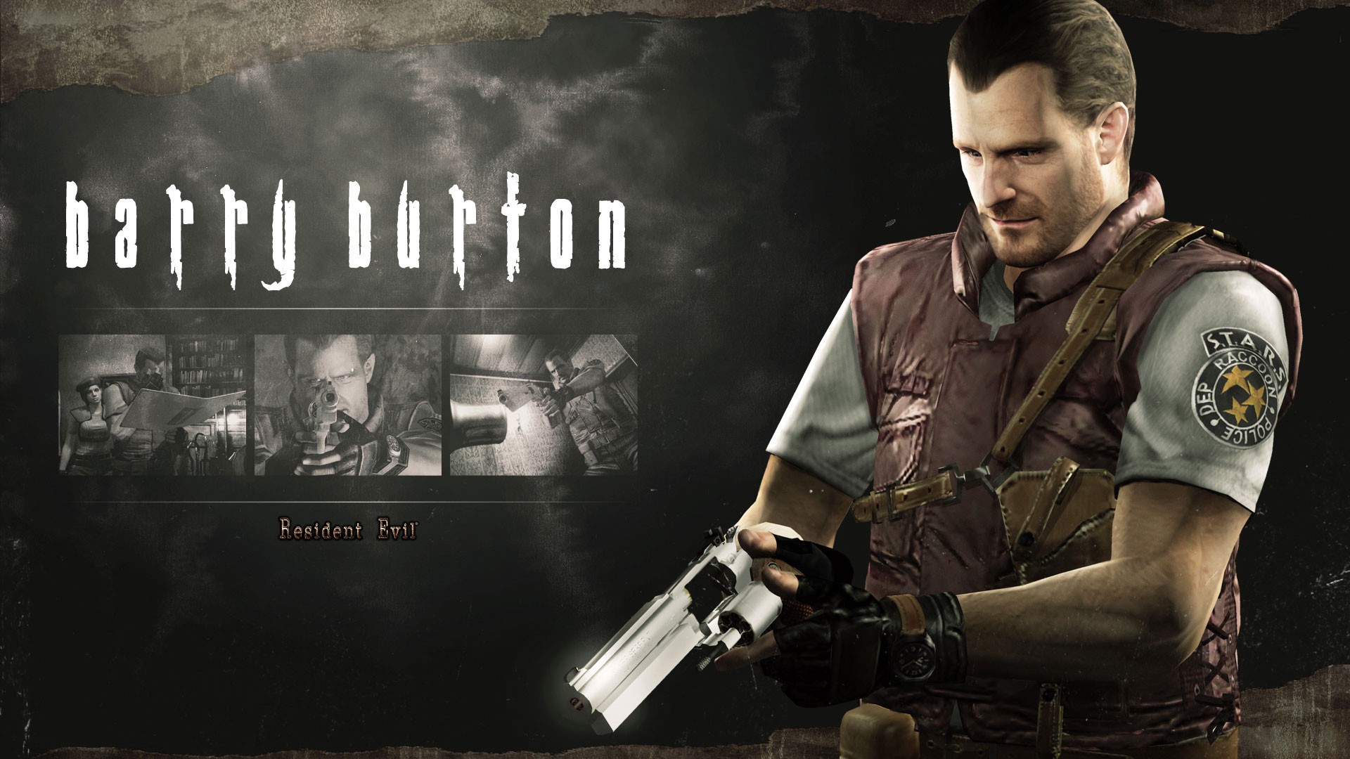 General 1920x1080 Resident Evil video games Resident Evil HD Remaster Barry Burton video game men weapon gun Capcom video game characters