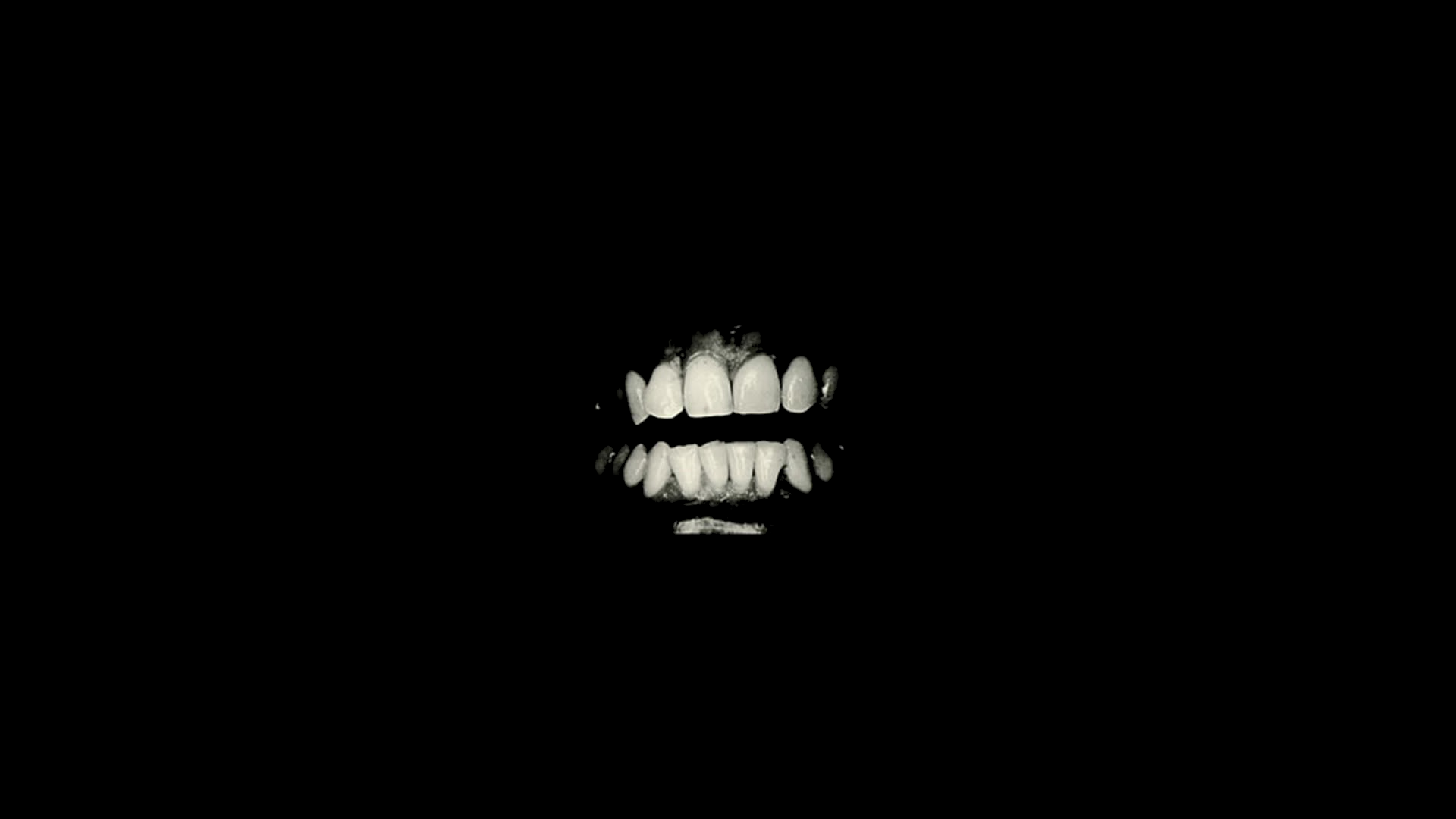 General 1920x1080 teeth black background black minimalism simple background
