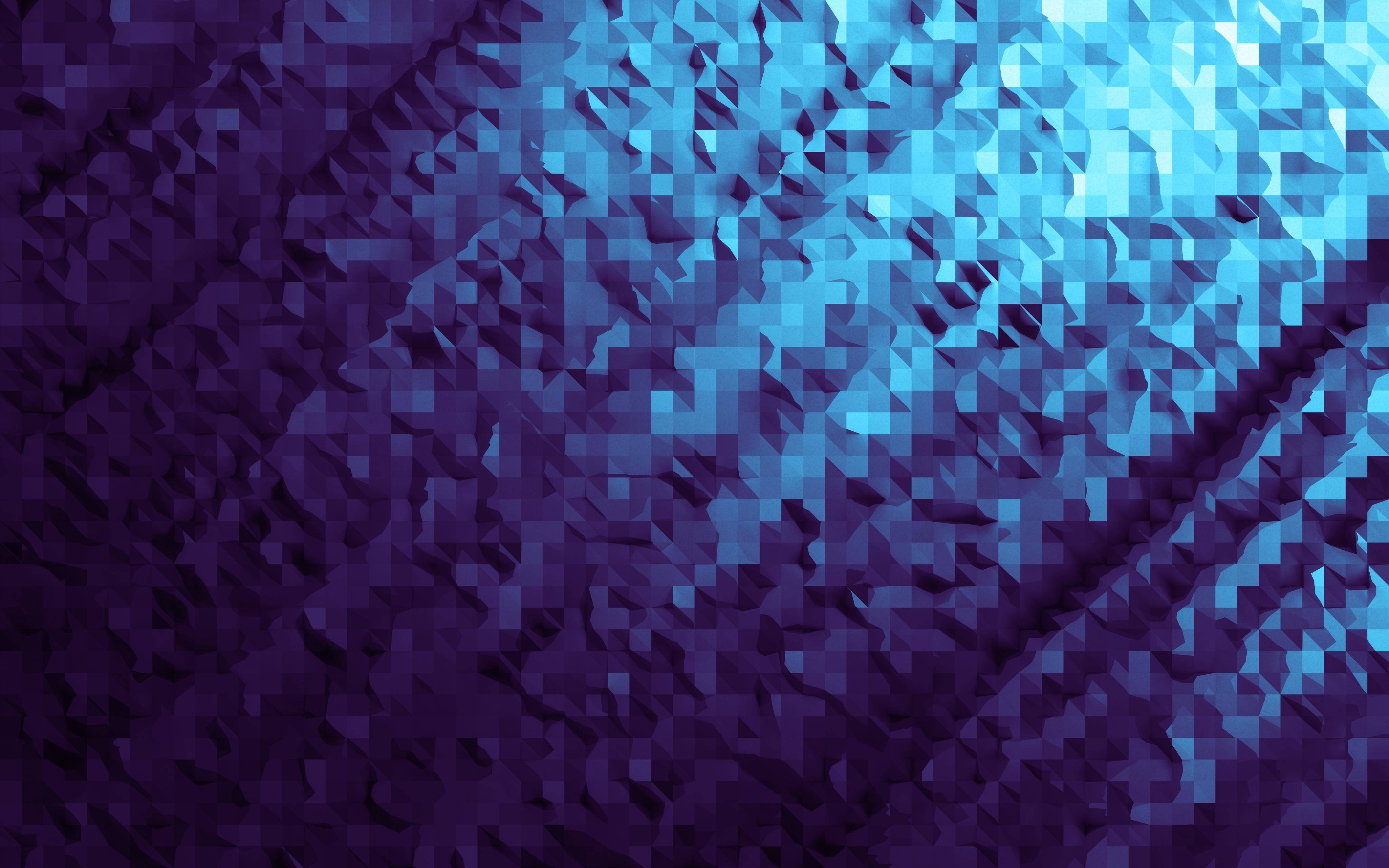 General 4096x2560 texture digital art gradient square blue