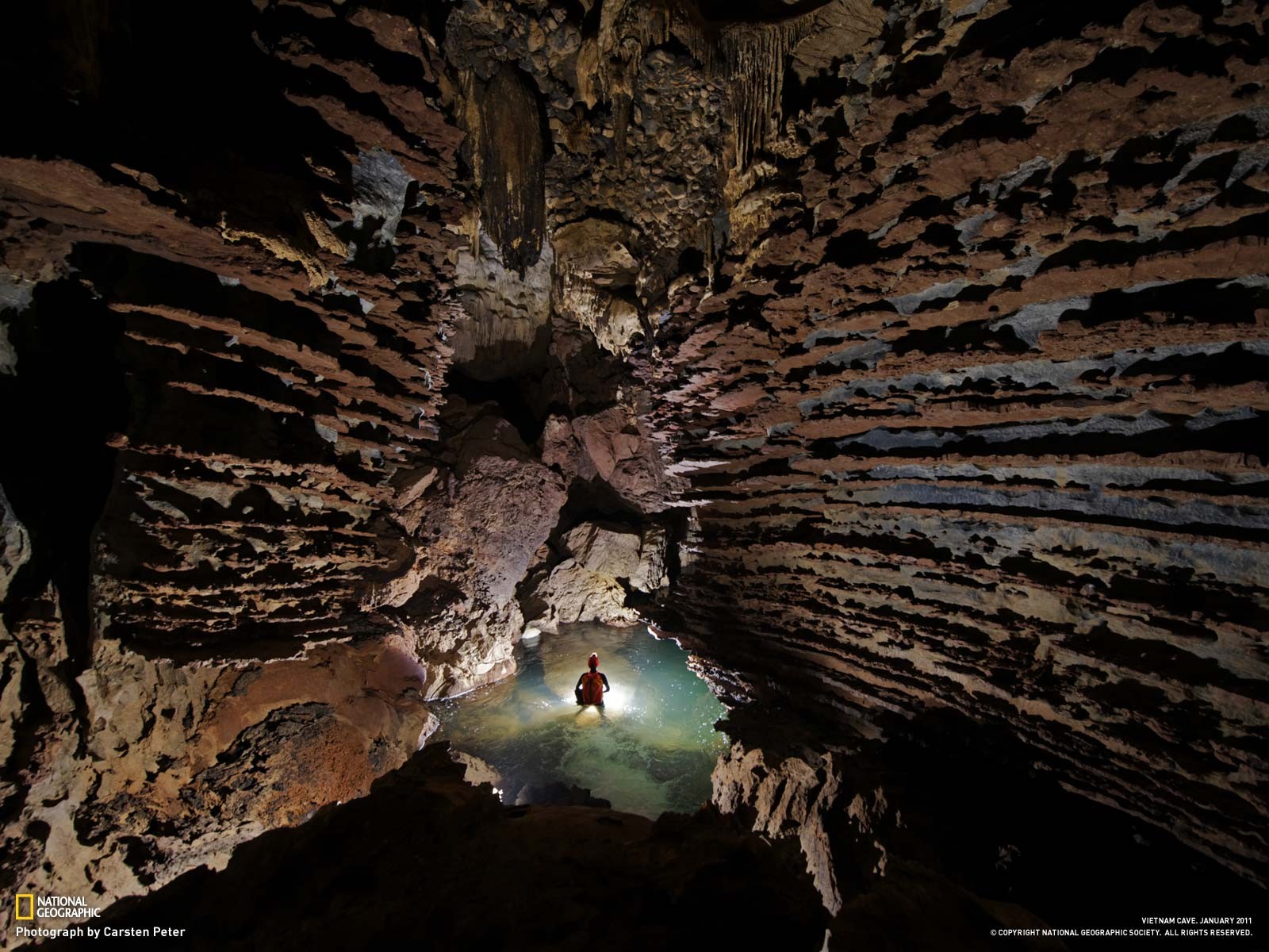 General 1600x1200 National Geographic cave nature 2011 (Year) Vietnam Asia underground water