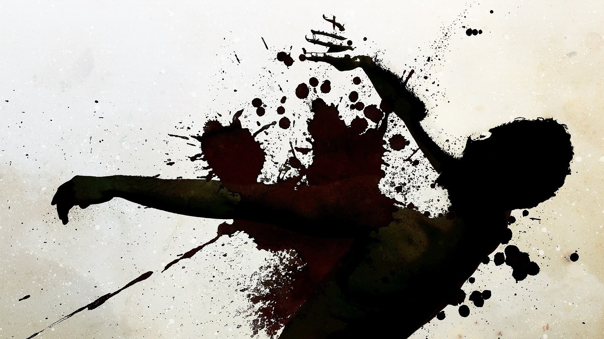 General 1920x1080 abstract digital art death blood blood spatter simple background white background silhouette